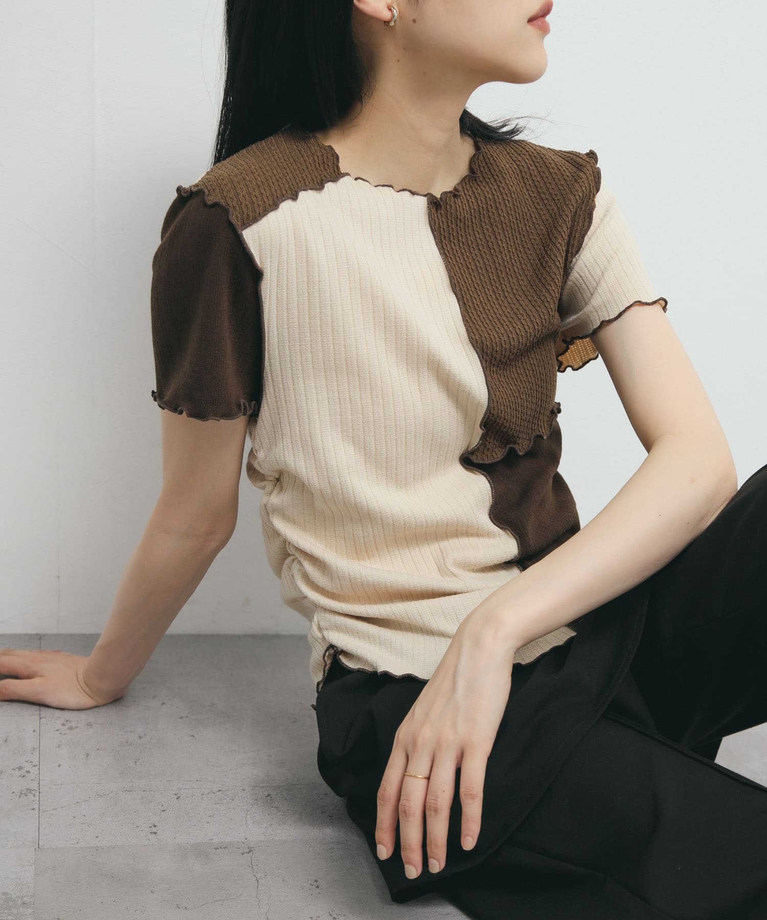 身長：160cm サイズ：one