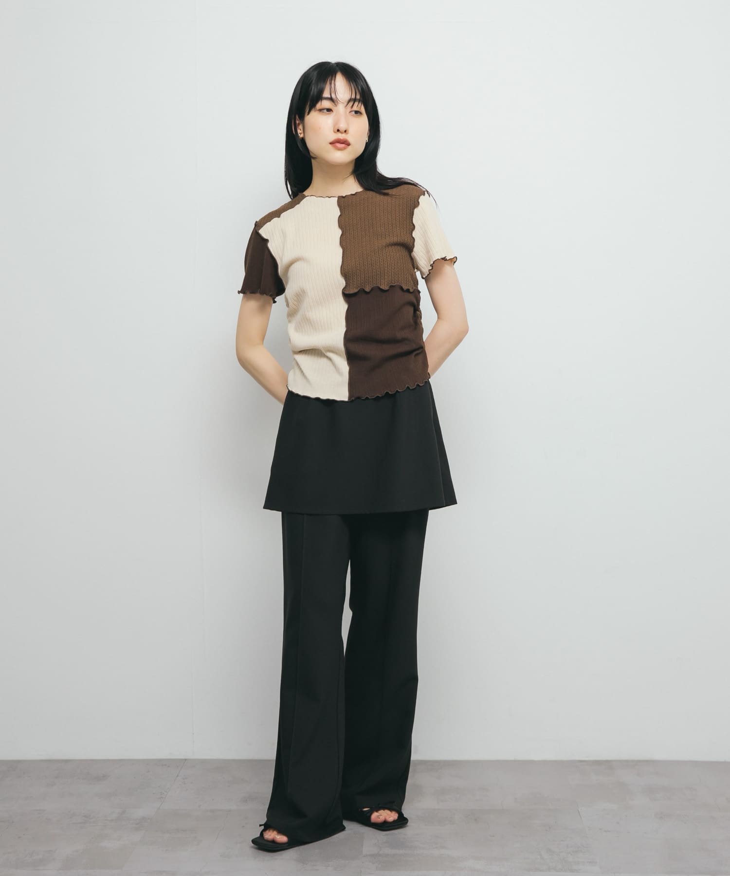 身長：160cm サイズ：one