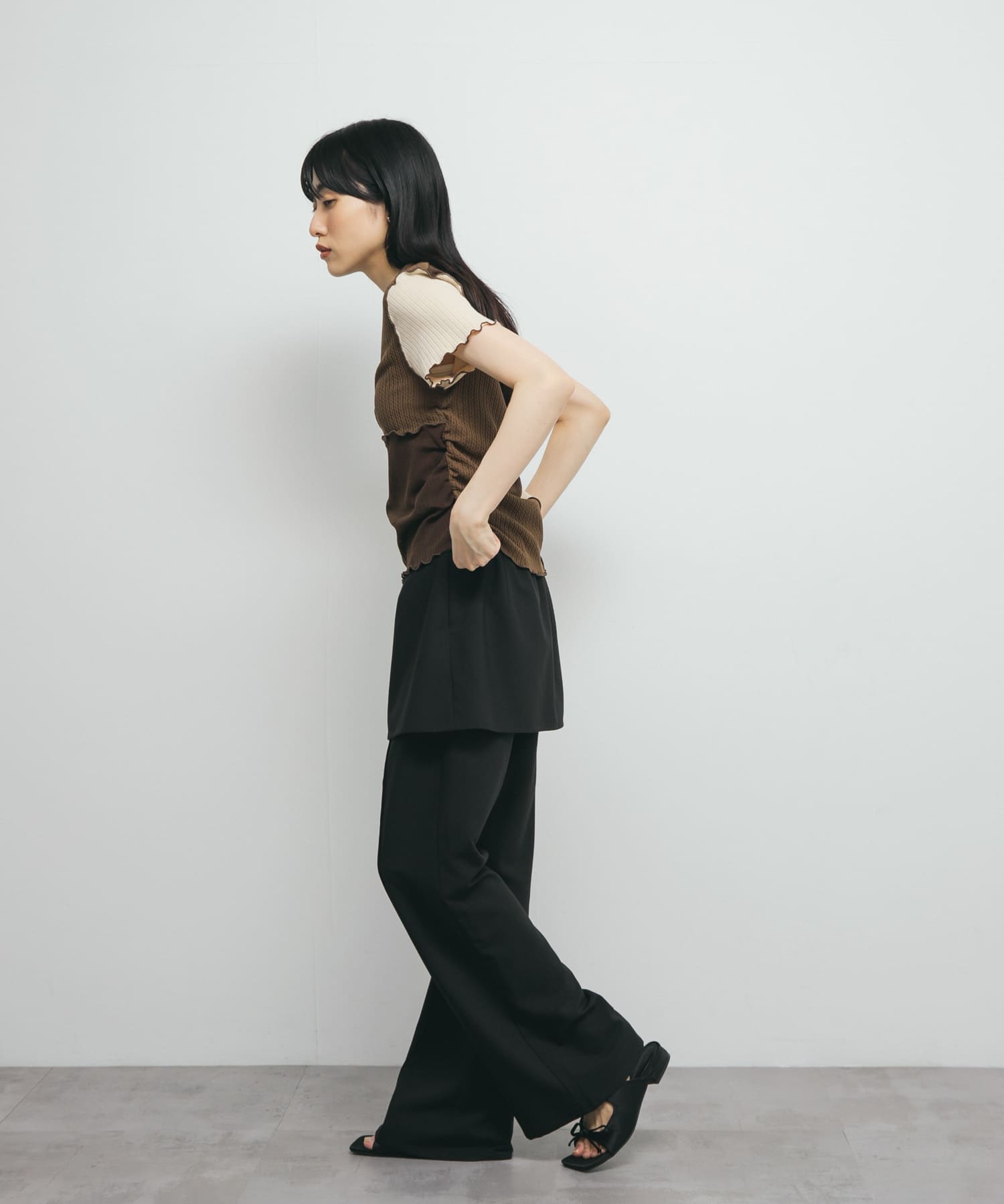 身長：160cm サイズ：one