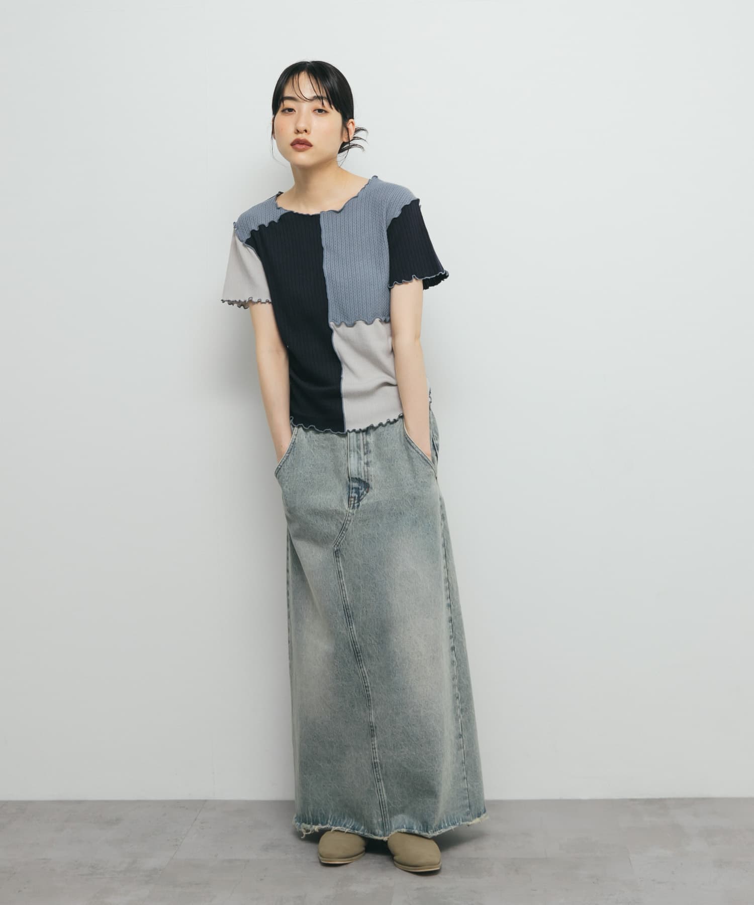 身長：160cm サイズ：one