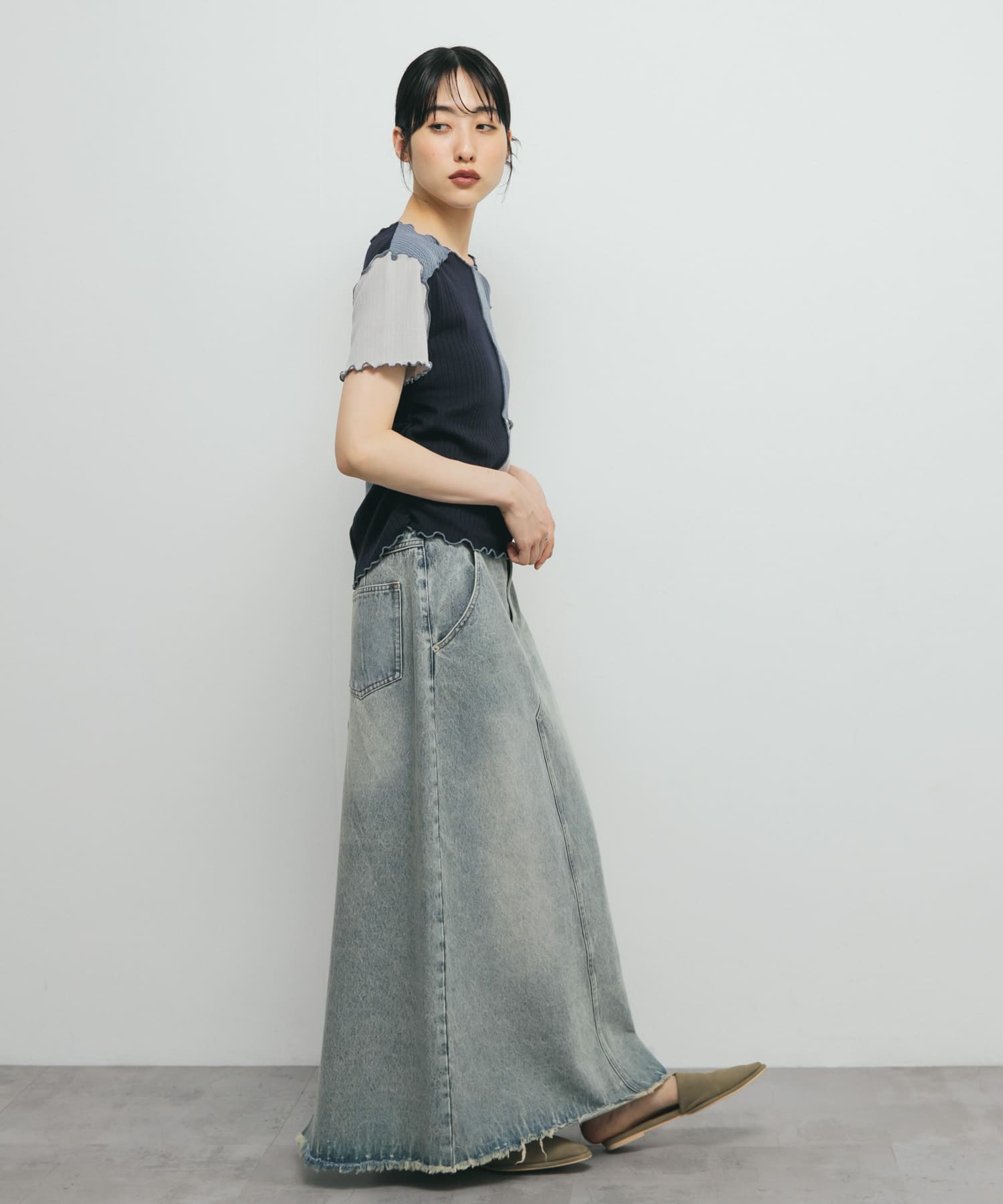 身長：160cm サイズ：one