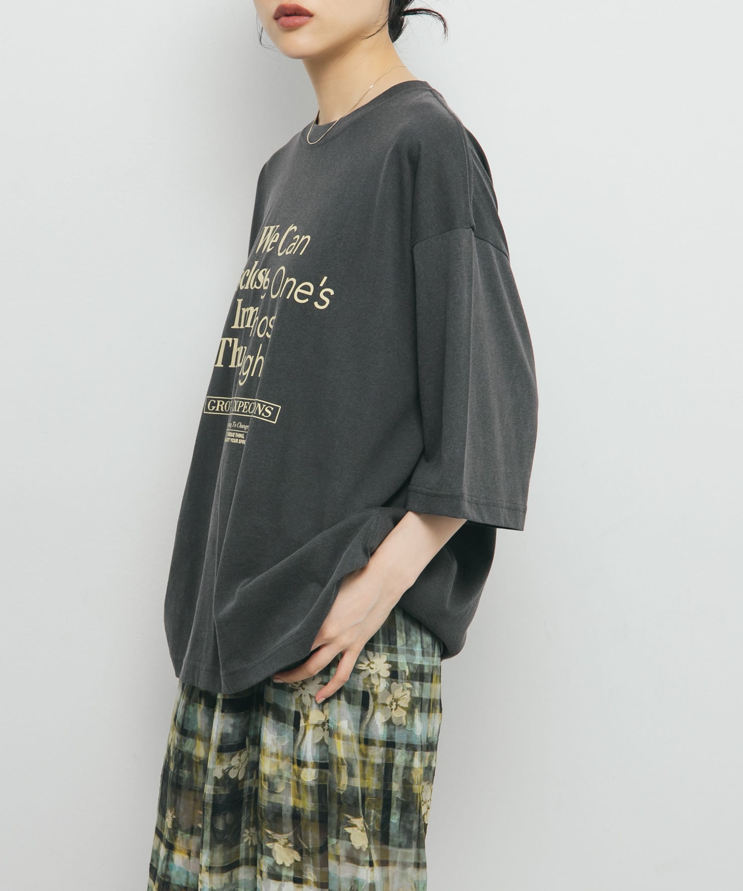 身長：160cm サイズ：one