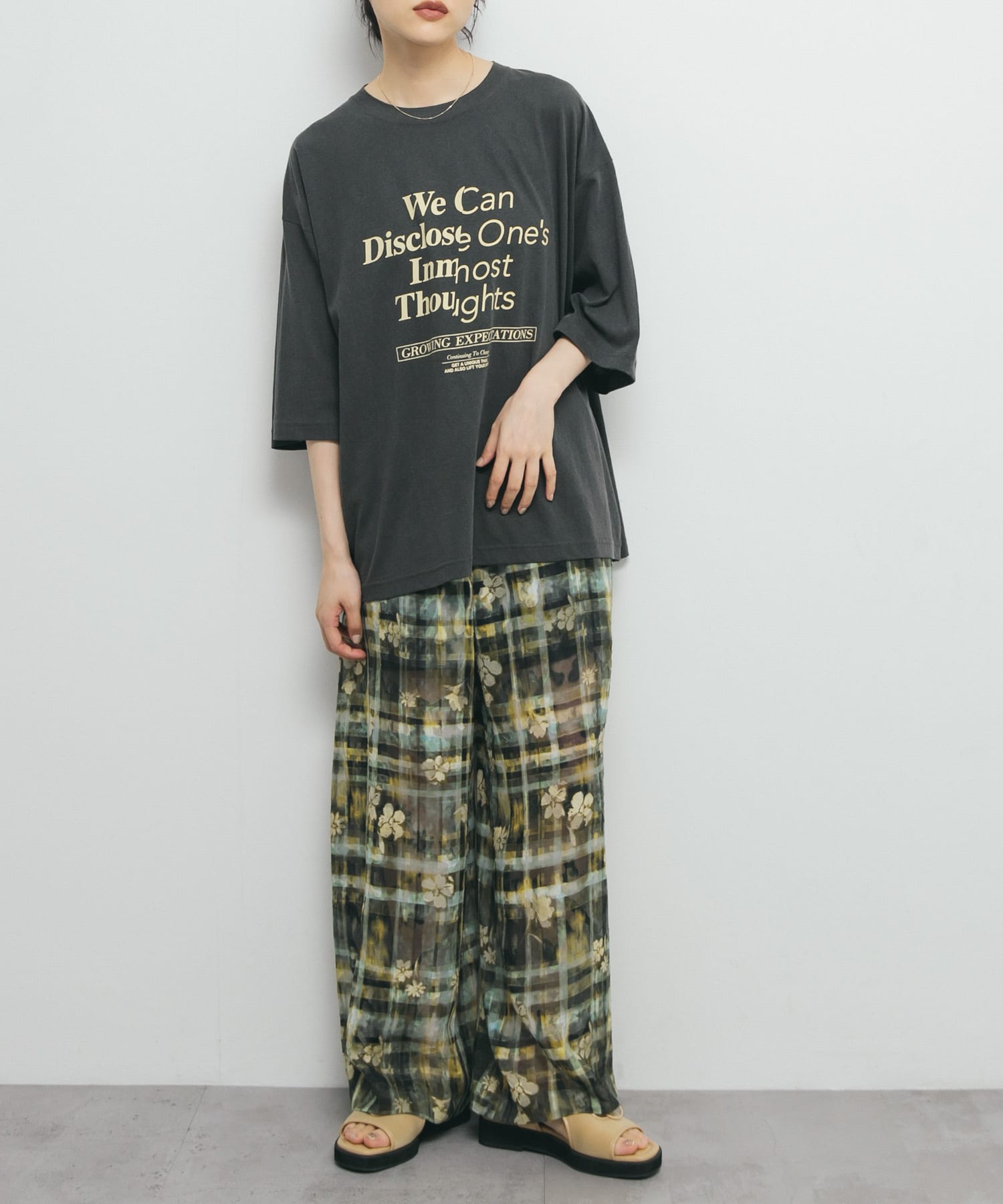 身長：160cm サイズ：one
