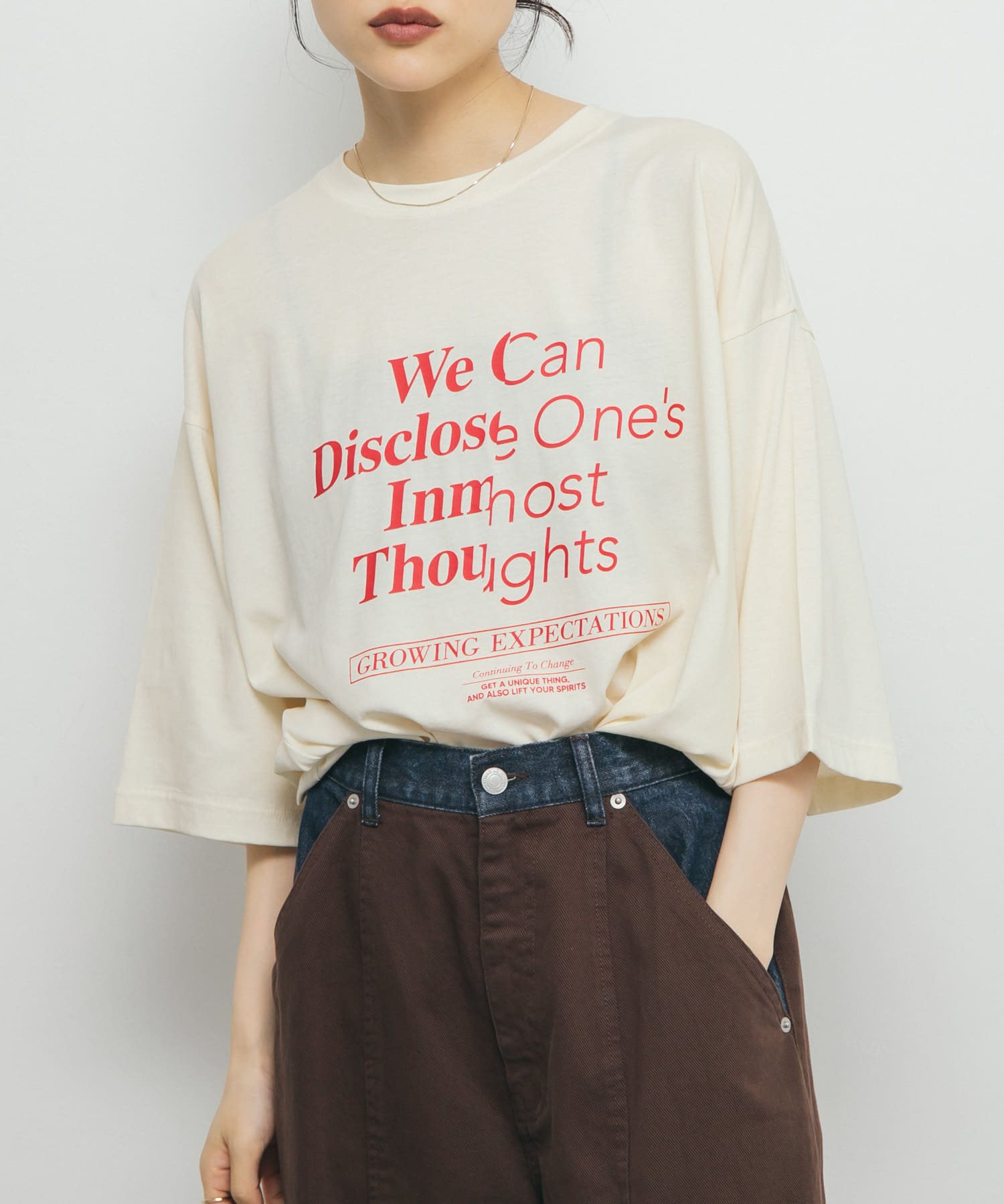 身長：160cm サイズ：one