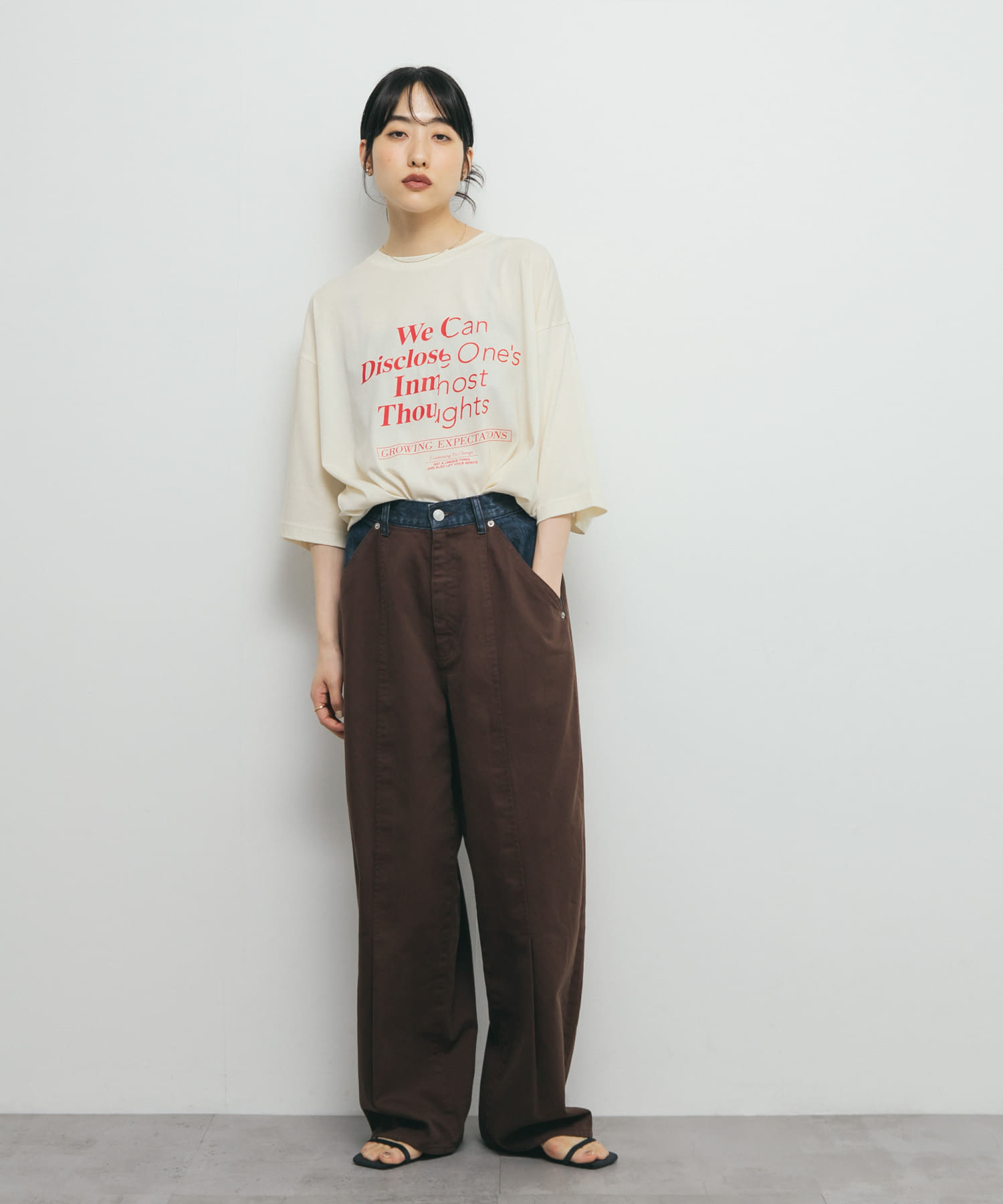身長：160cm サイズ：one