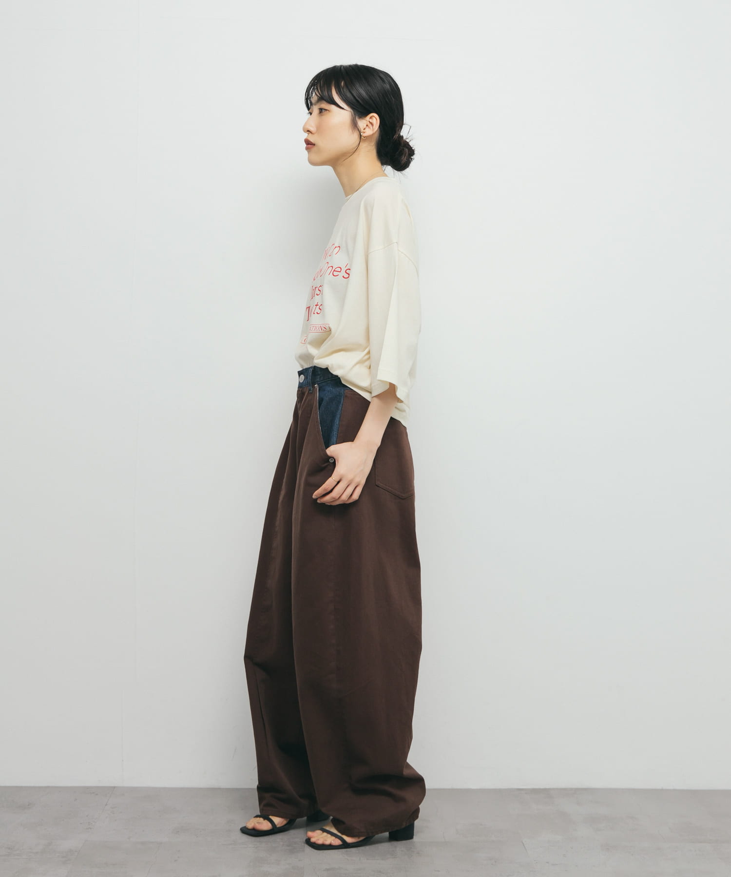 身長：160cm サイズ：one