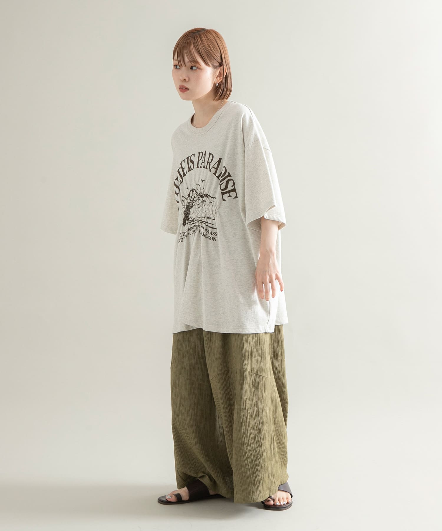 身長：153cm サイズ：one