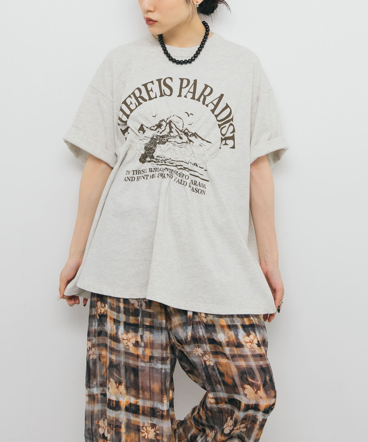 身長：160cm サイズ：one