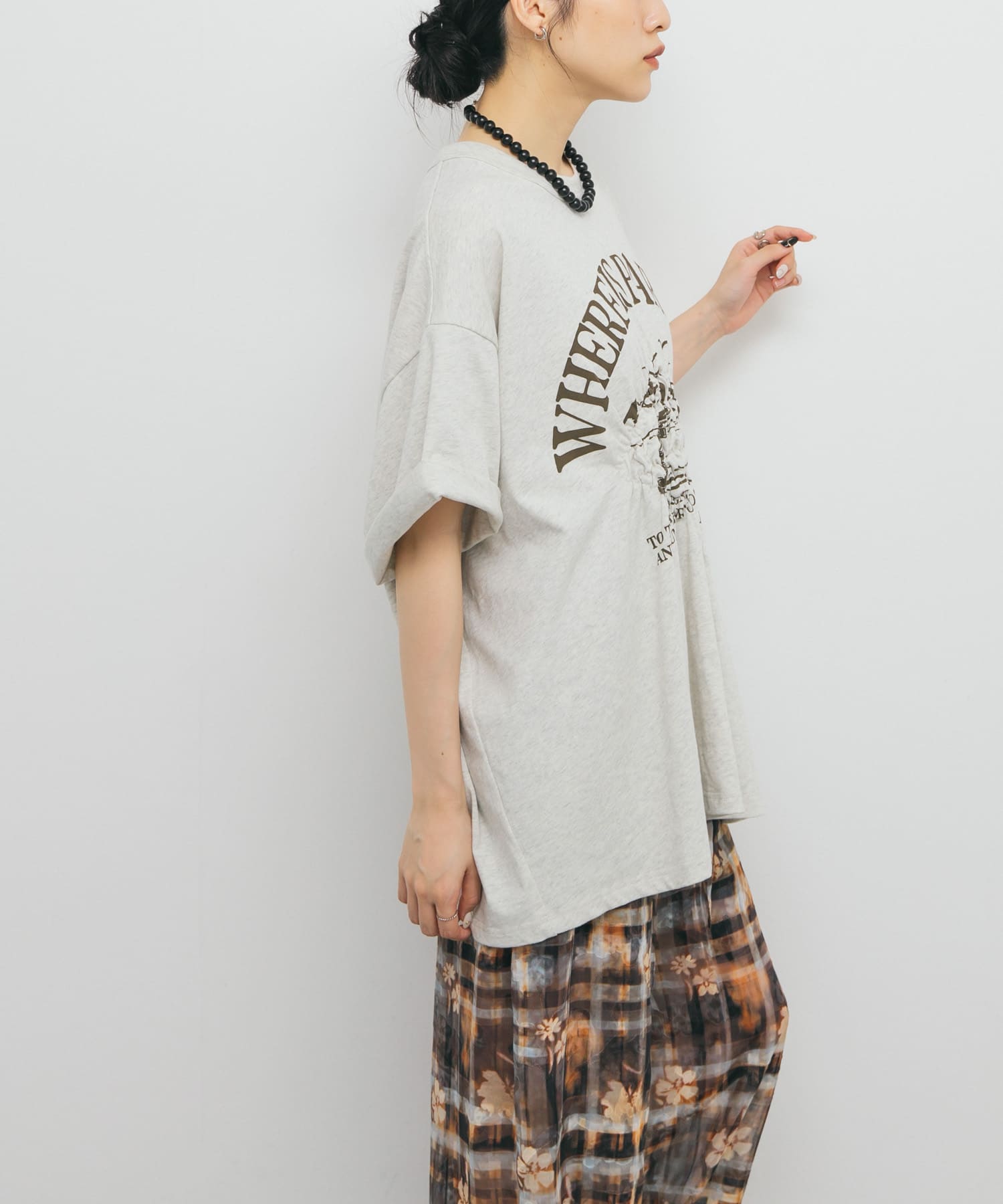 身長：160cm サイズ：one