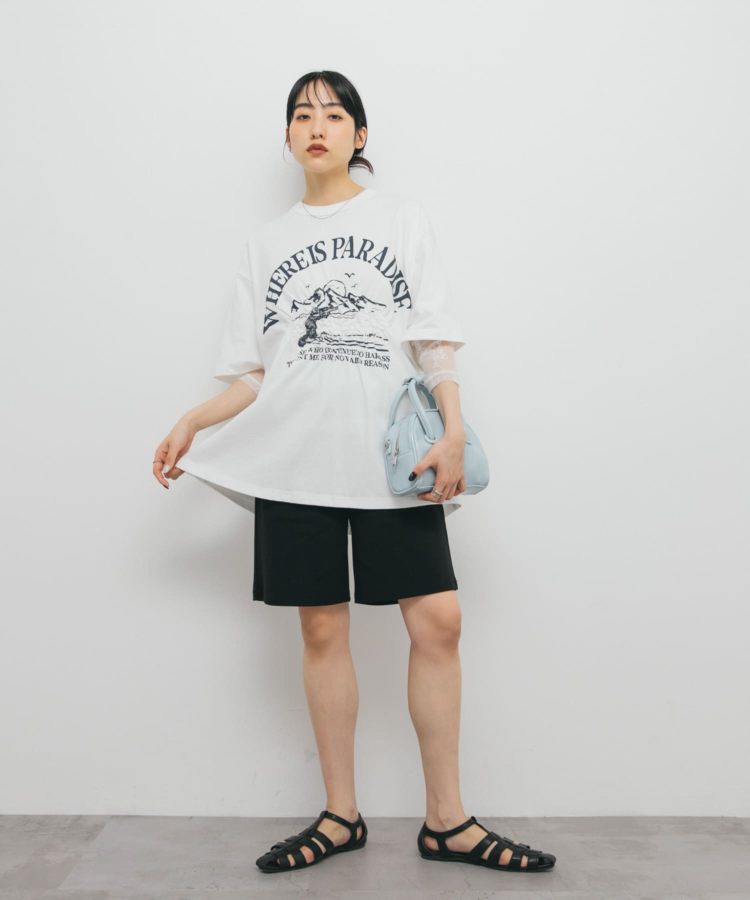 身長：160cm サイズ：one