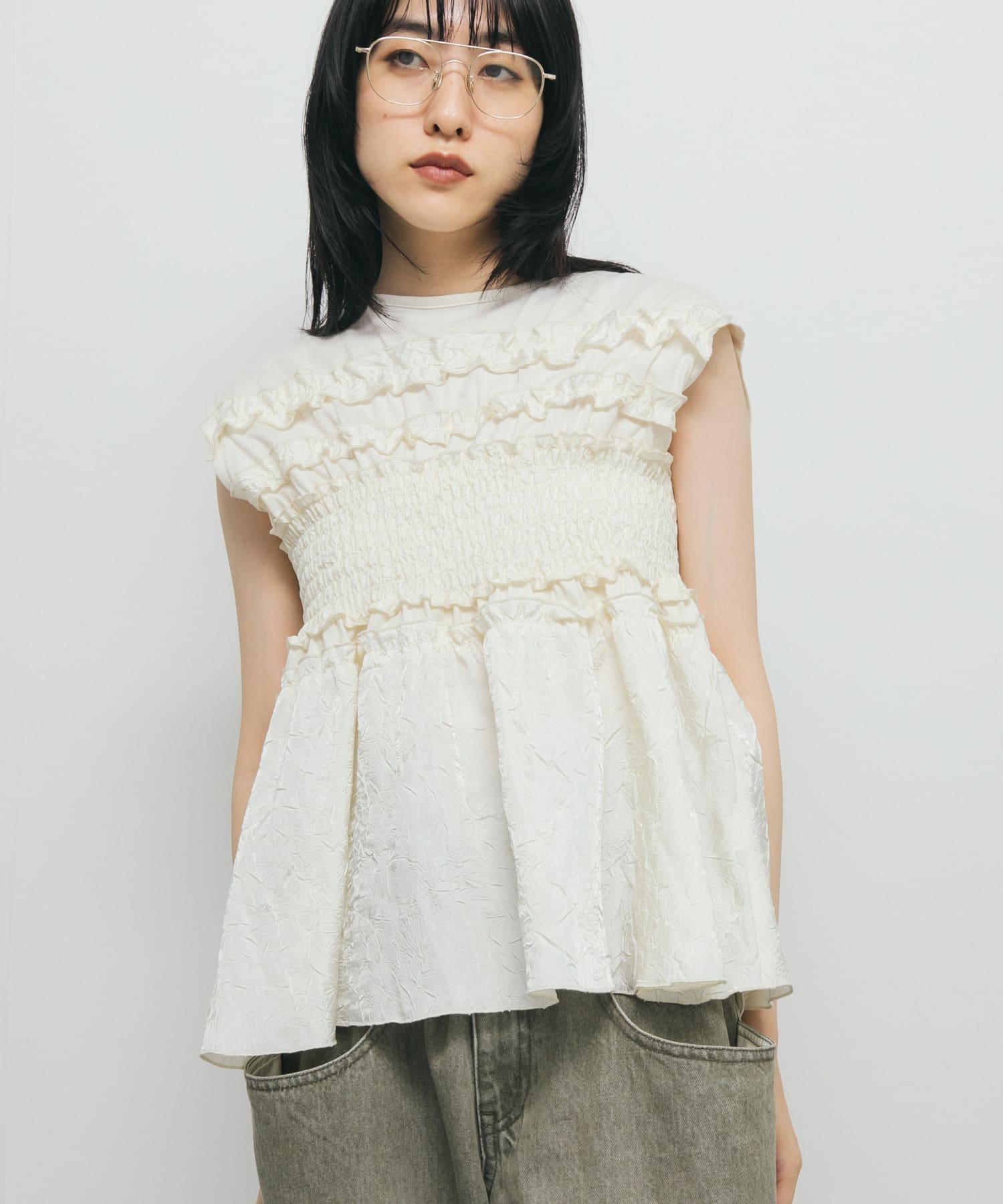 身長：160cm サイズ：one