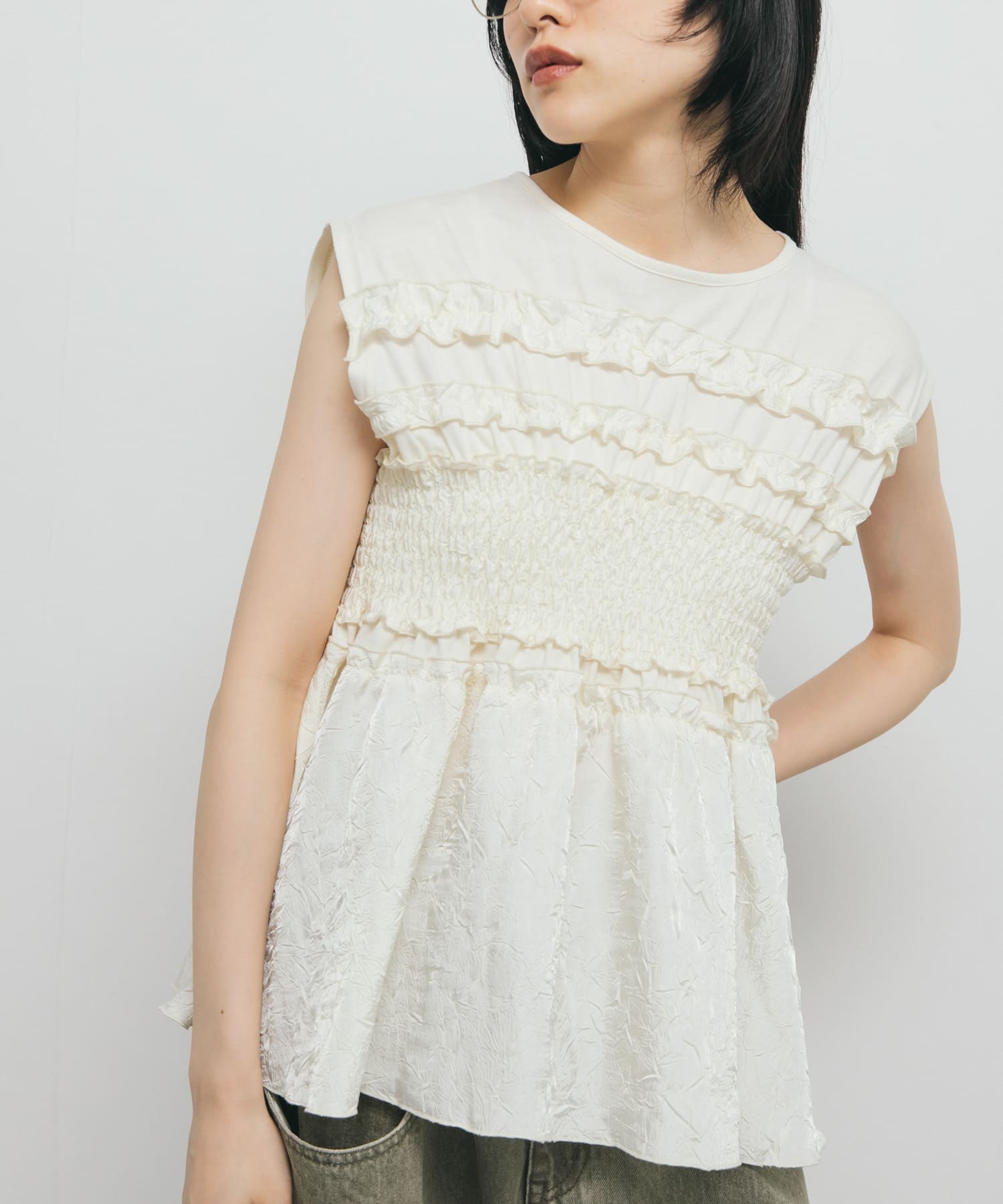 身長：160cm サイズ：one