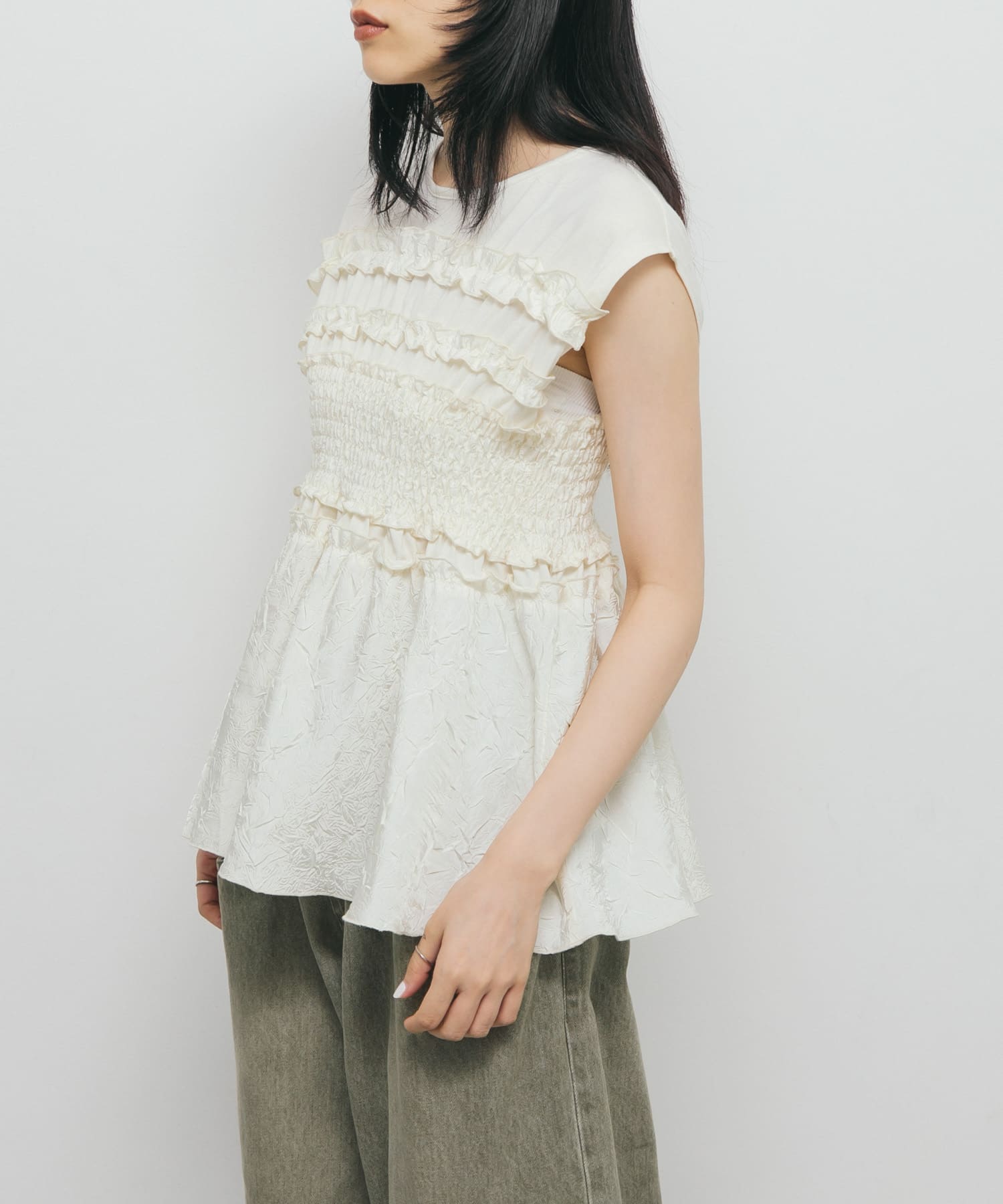 身長：160cm サイズ：one