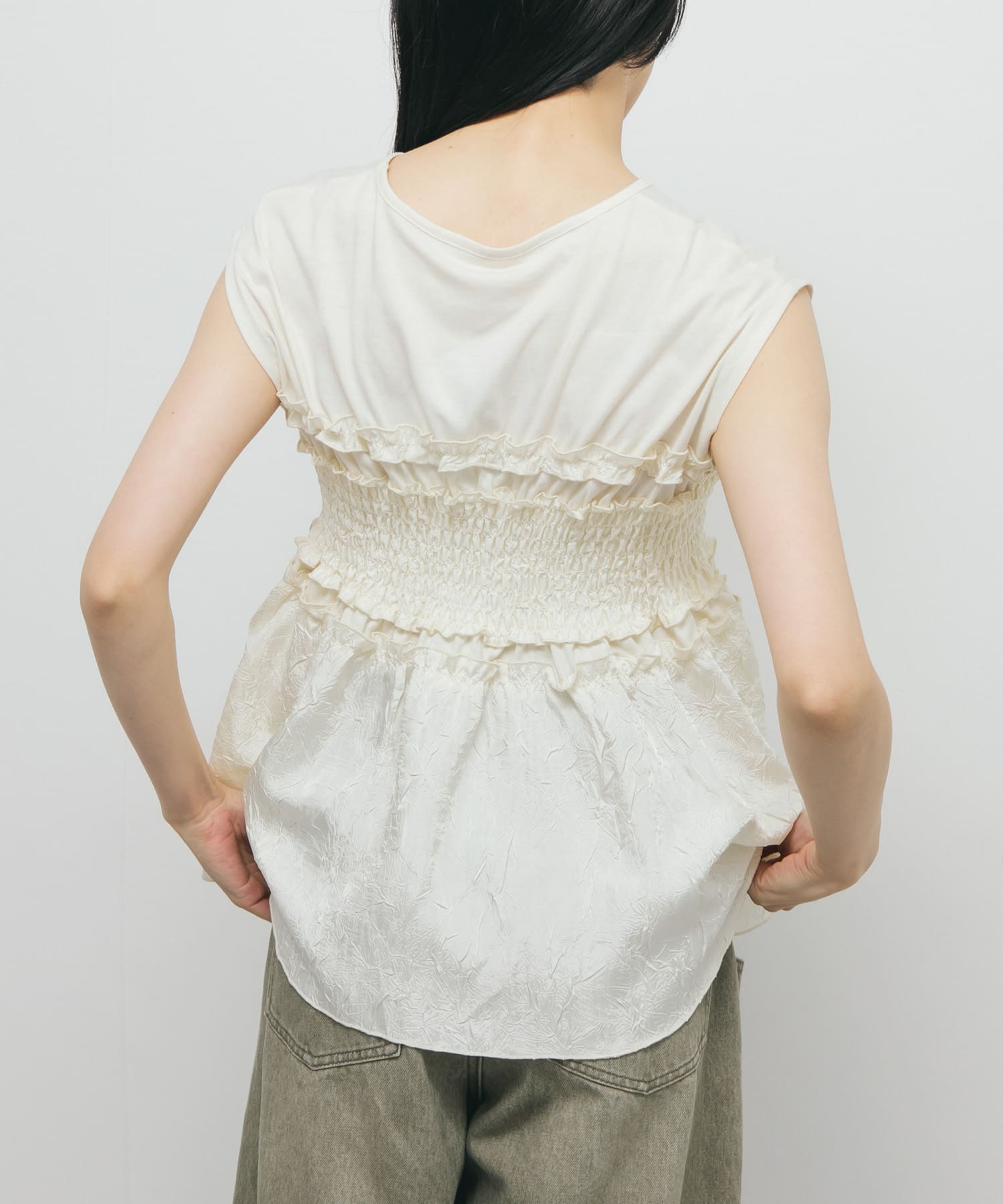 身長：160cm サイズ：one