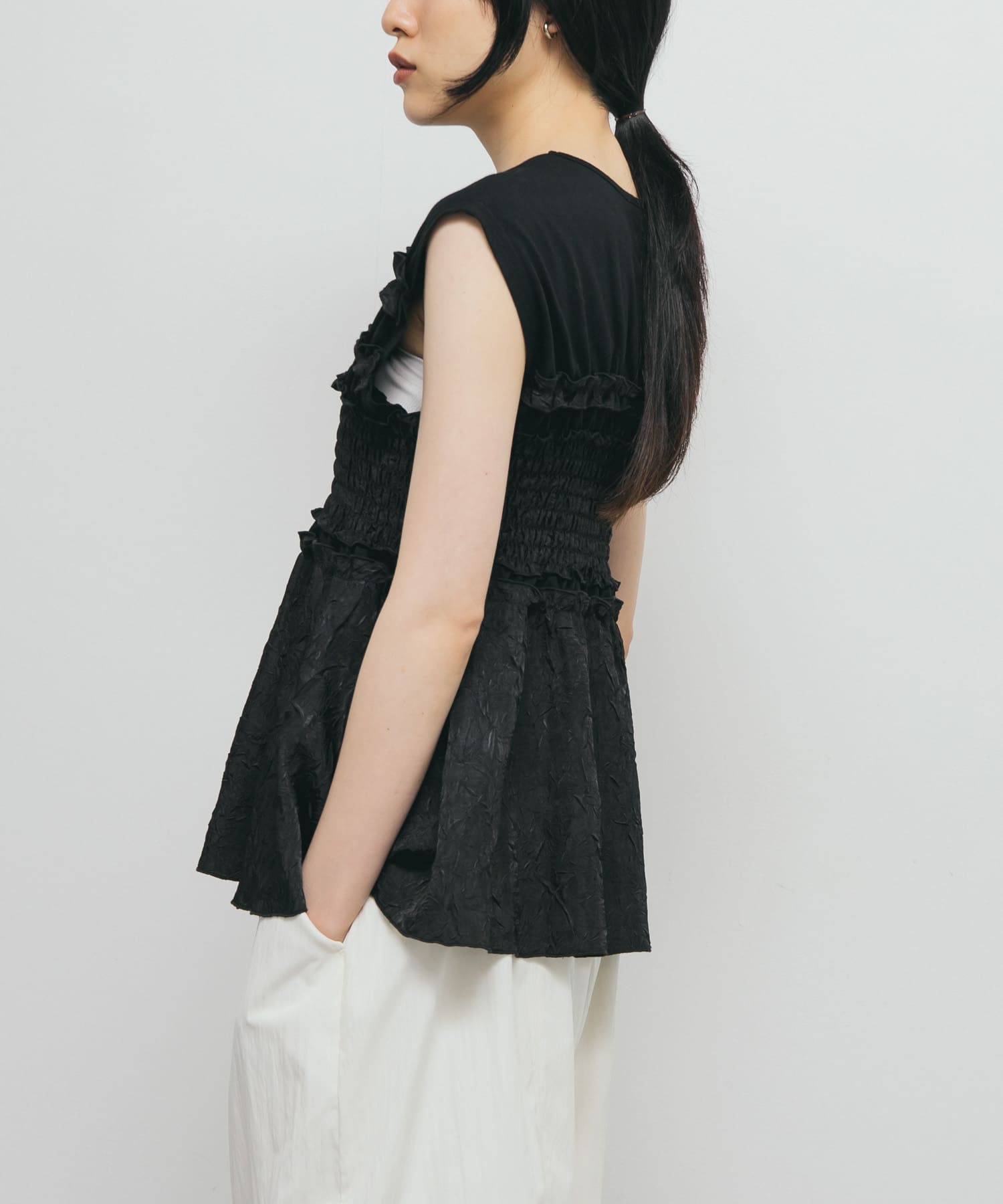 身長：160cm サイズ：one