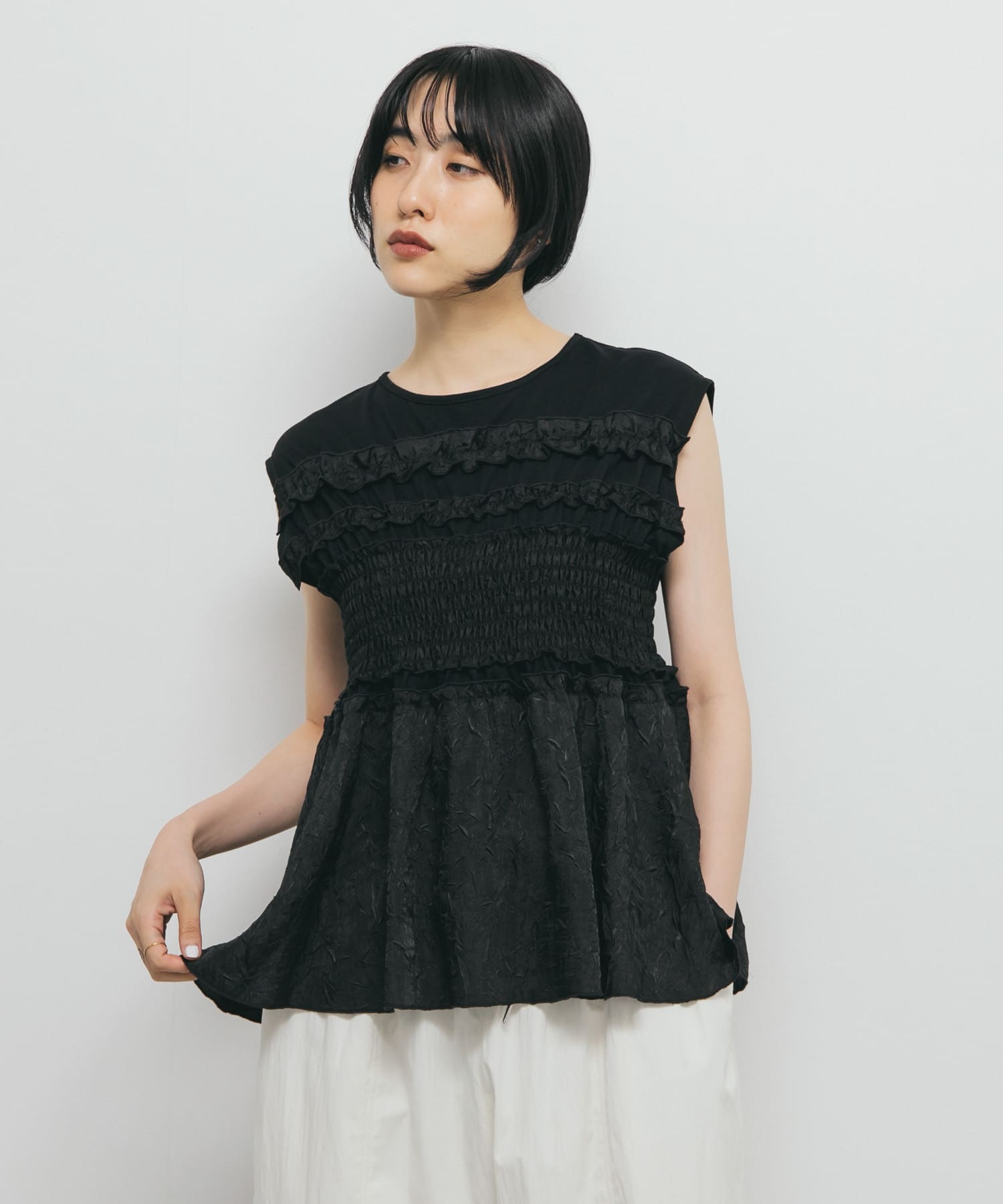 身長：160cm サイズ：one