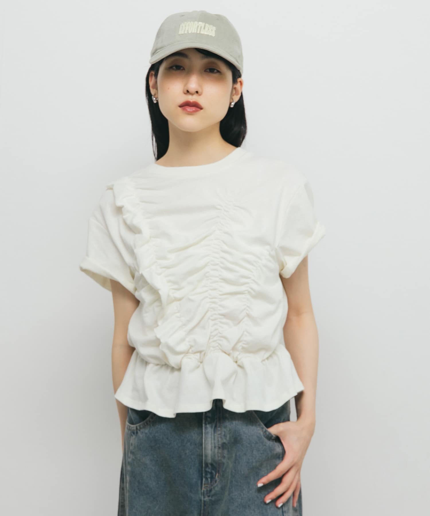 身長：160cm サイズ：one