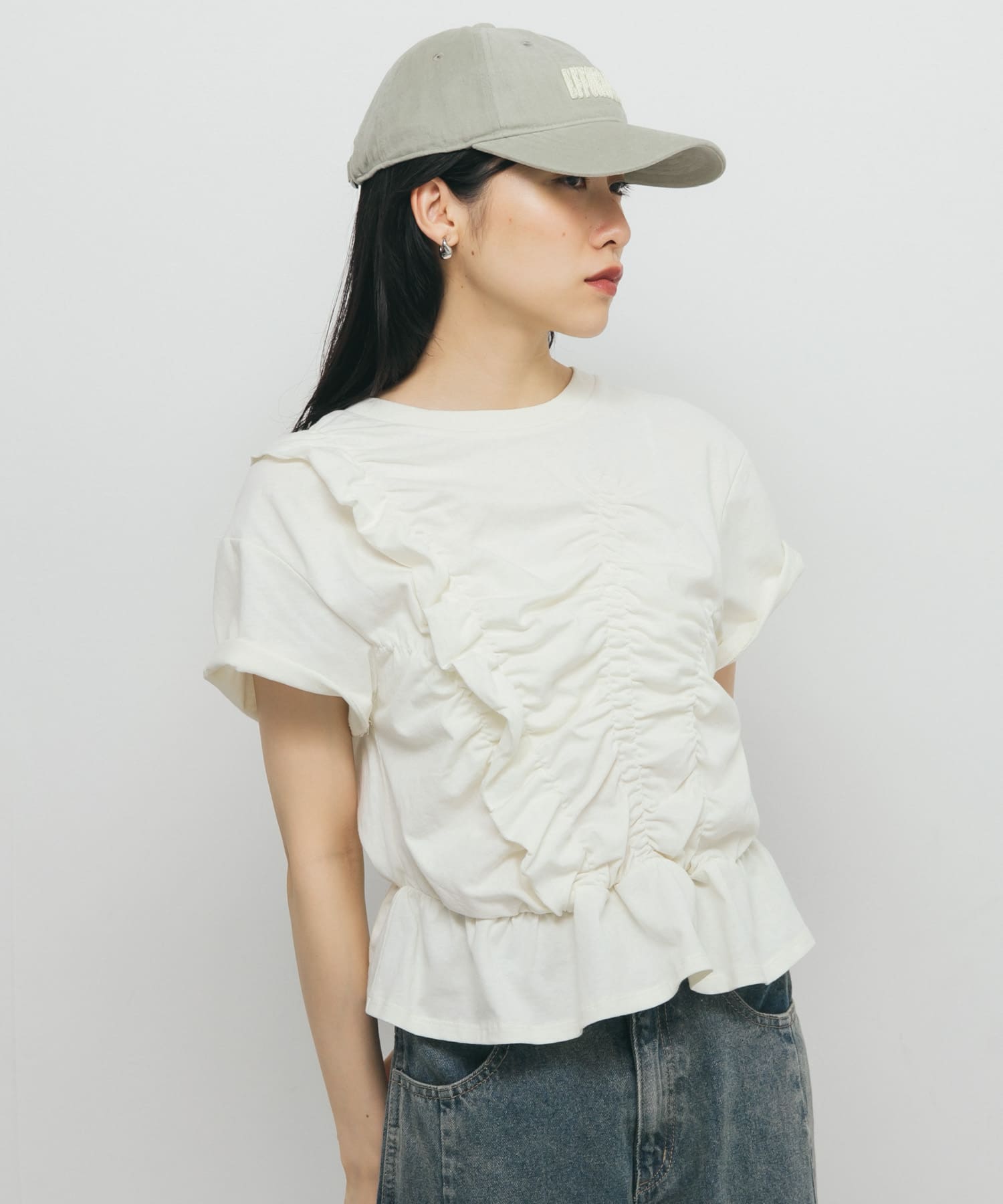 身長：160cm サイズ：one