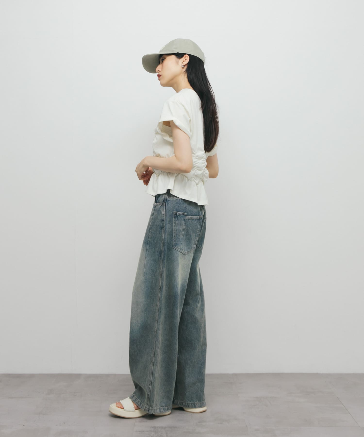 身長：160cm サイズ：one