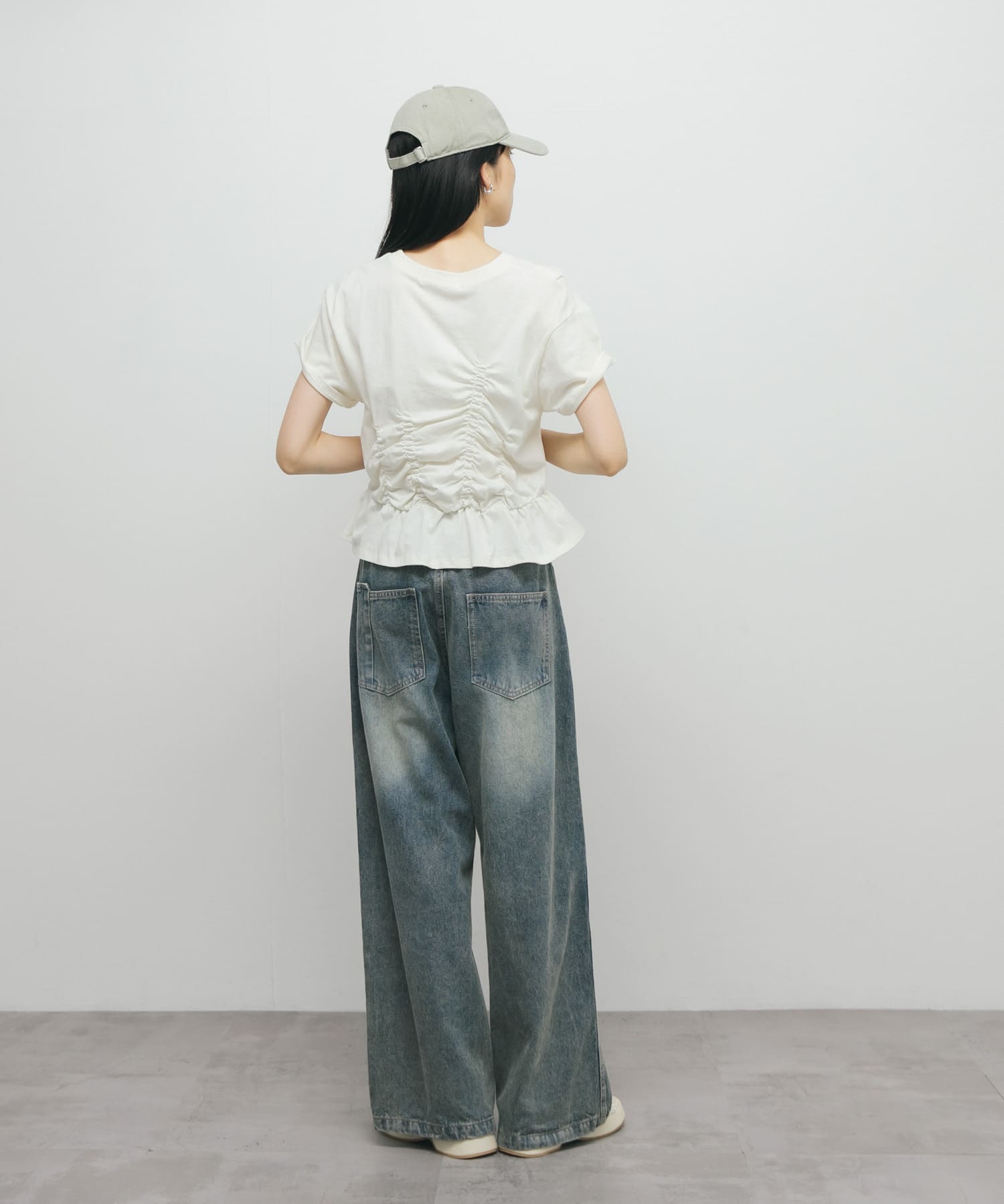 身長：160cm サイズ：one