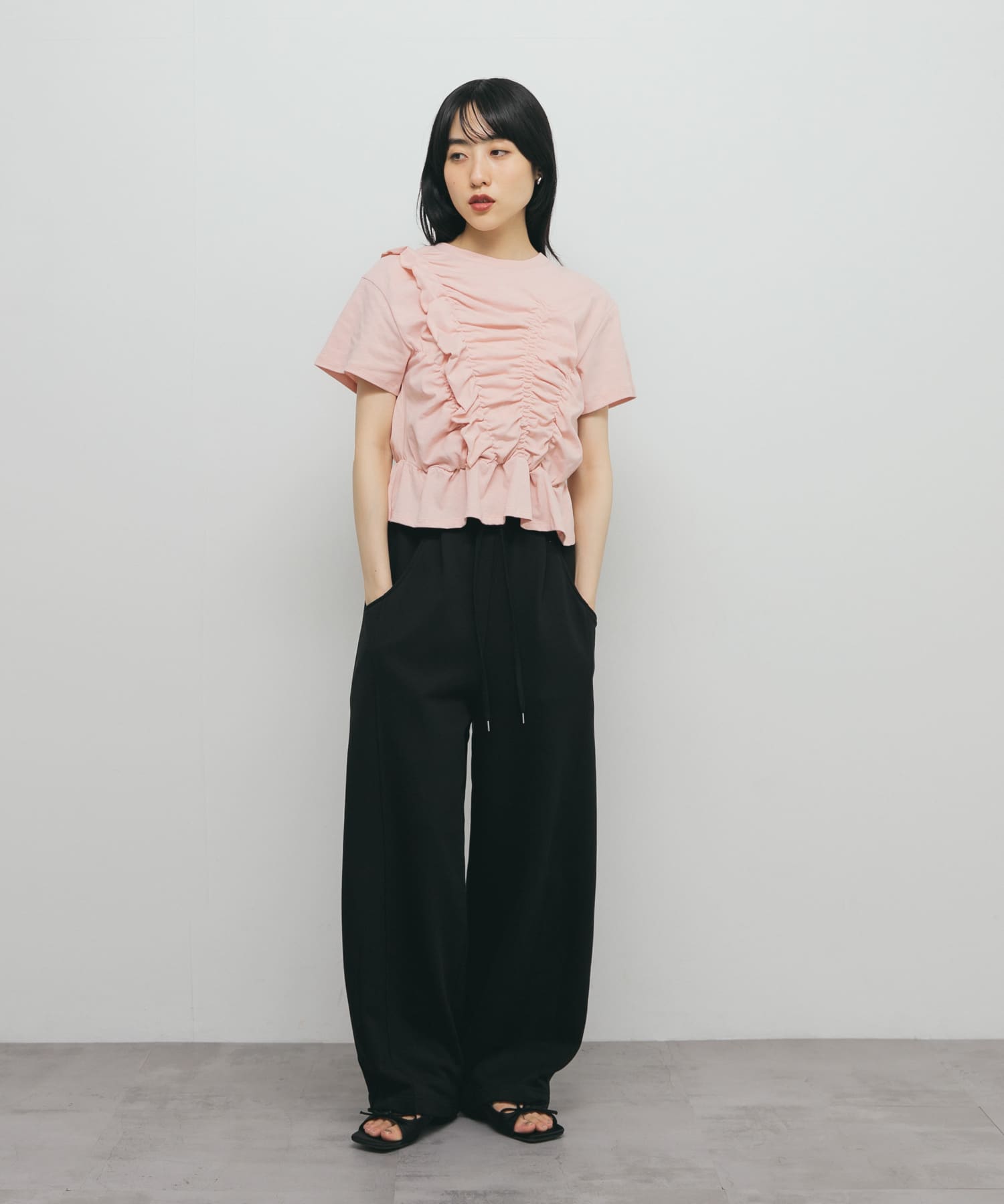 身長：160cm サイズ：one