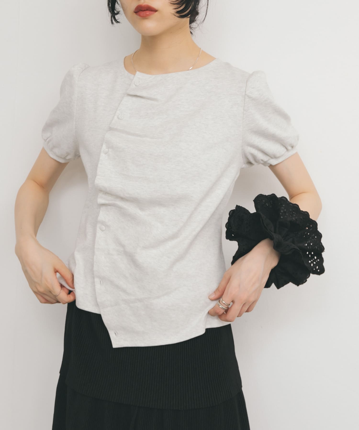 身長：160cm サイズ：one