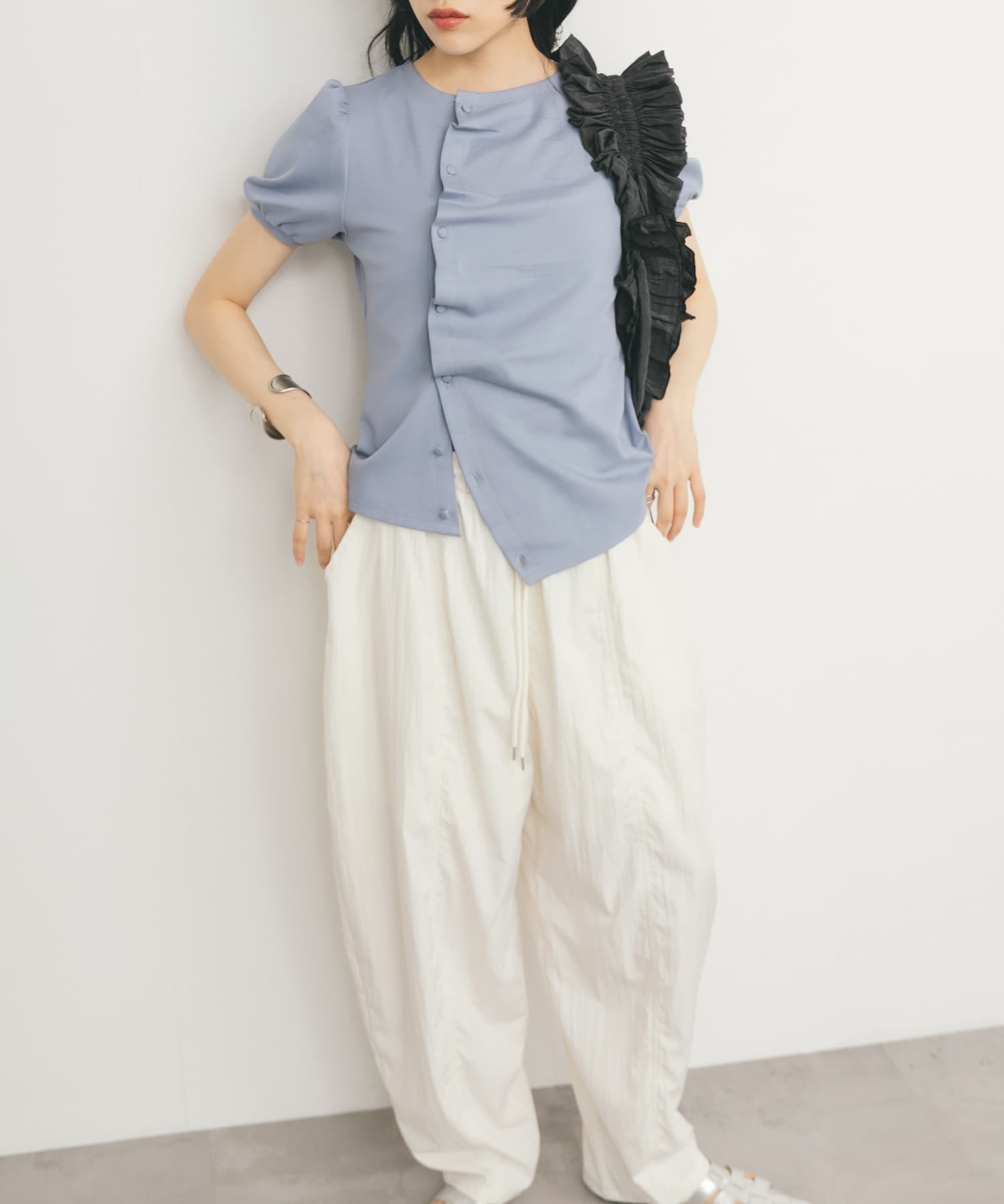 身長：160cm サイズ：one