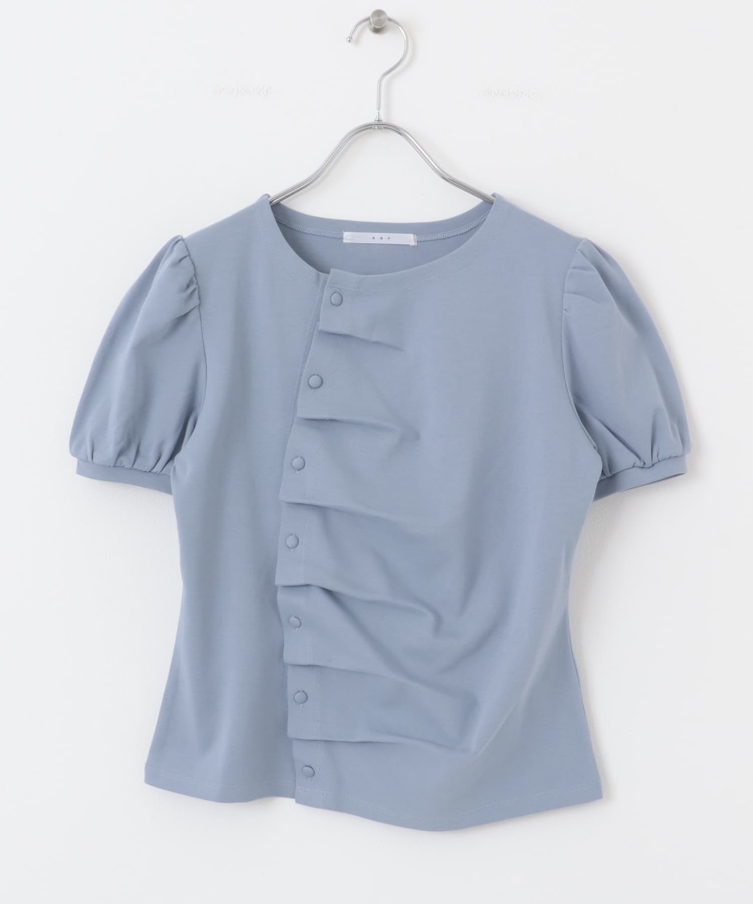 アシメトリーデザインカットソー BLUE one