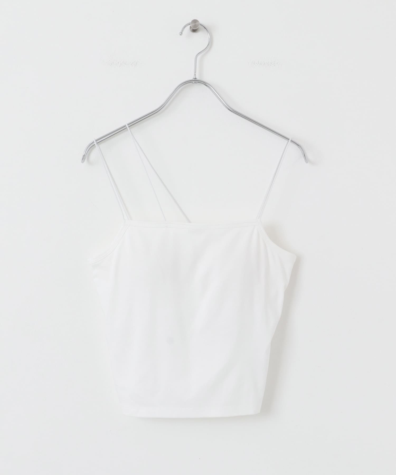 アシンメトリーカップ付キャミ OFF one