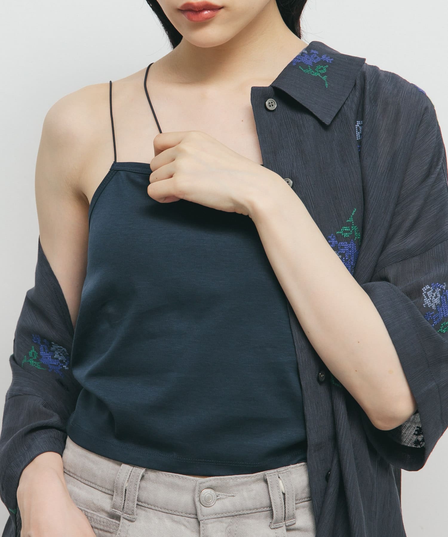 身長：160cm サイズ：one