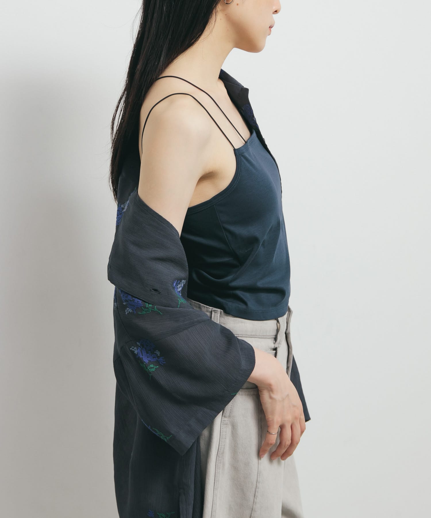 身長：160cm サイズ：one