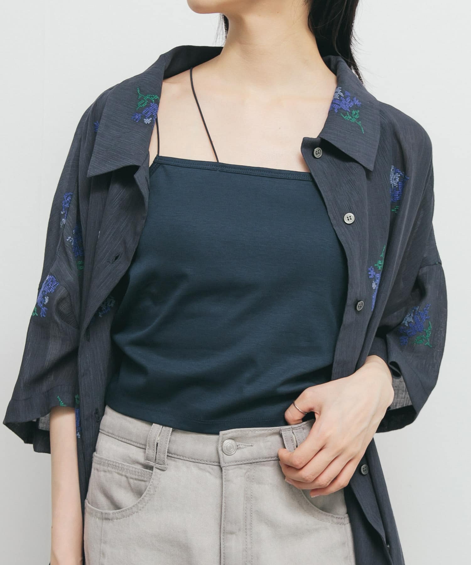 身長：160cm サイズ：one