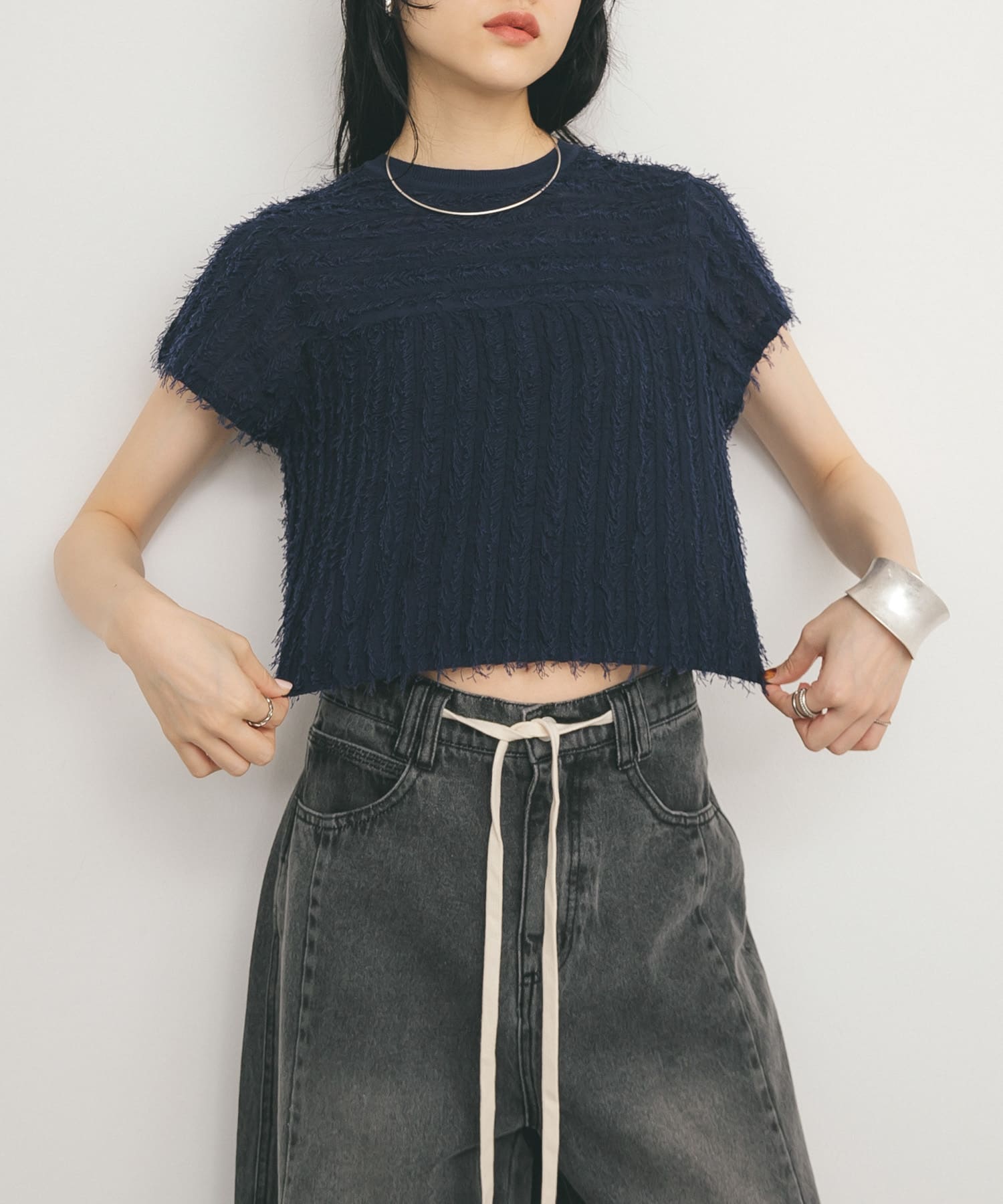 身長：160cm サイズ：one