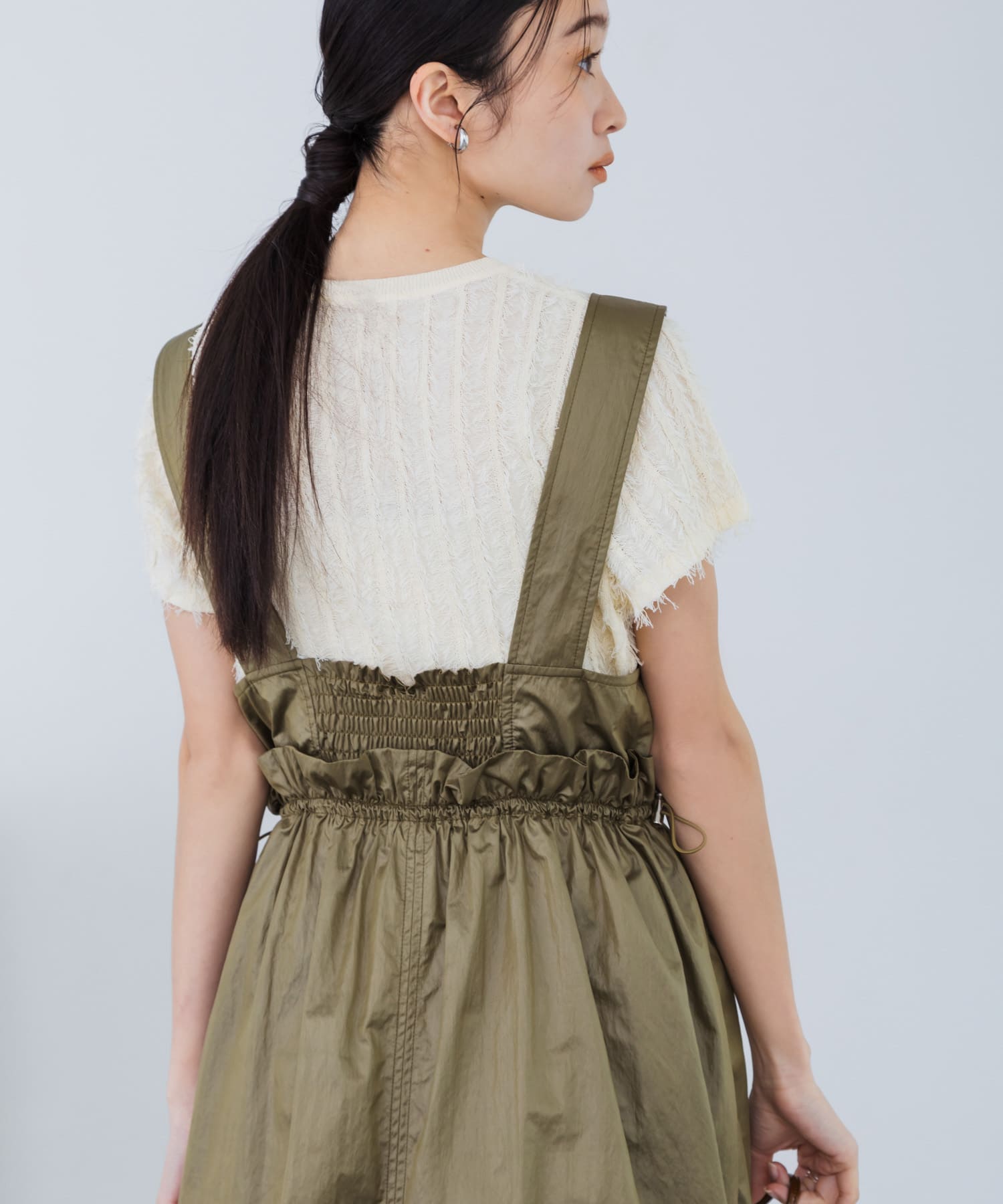 ミニフリンジニットTEE