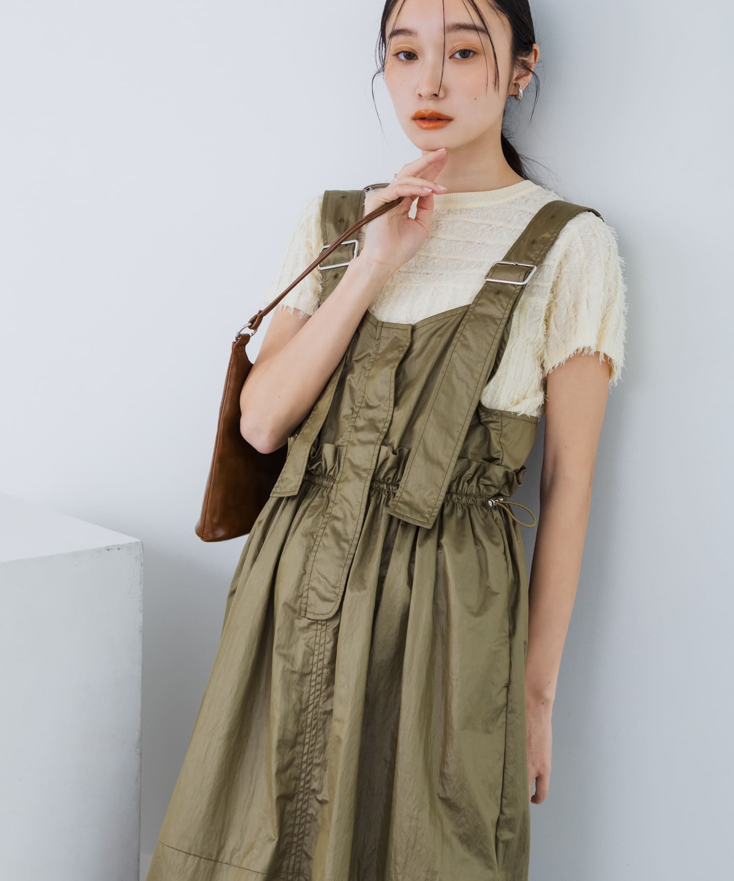 身長：161cm サイズ：one