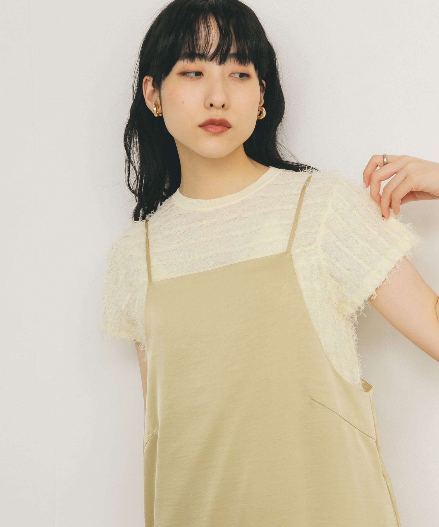 身長：160cm サイズ：one