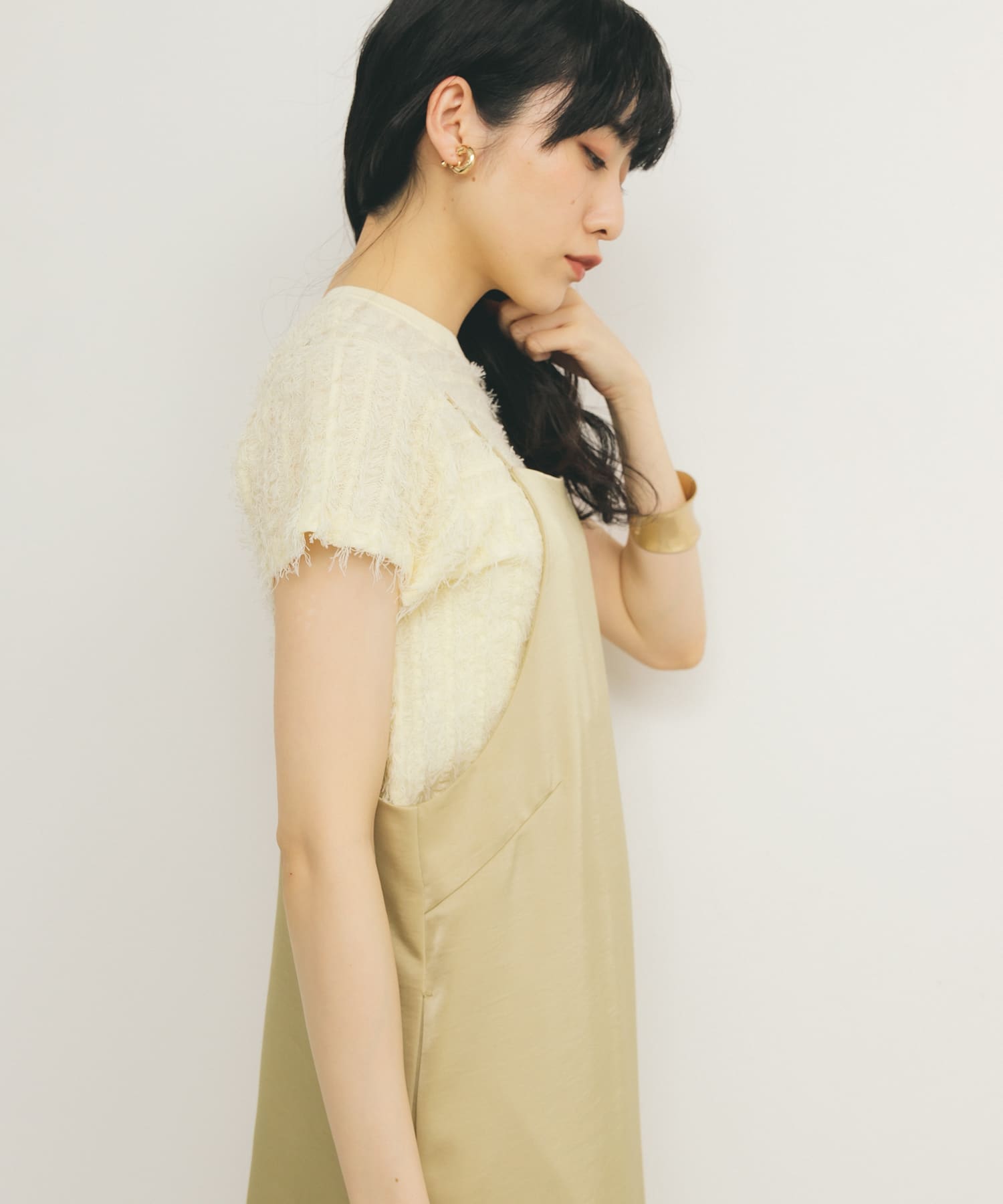 身長：160cm サイズ：one