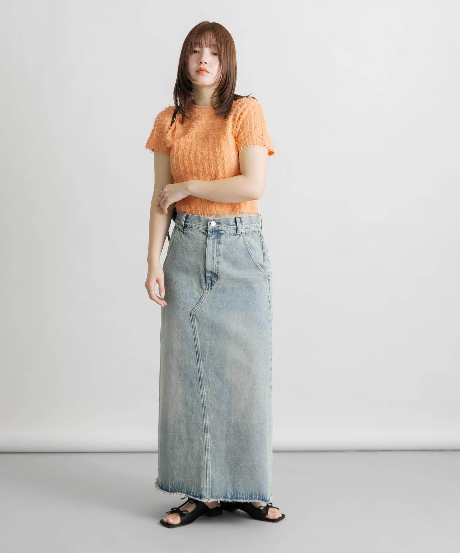 身長：160cm サイズ：one