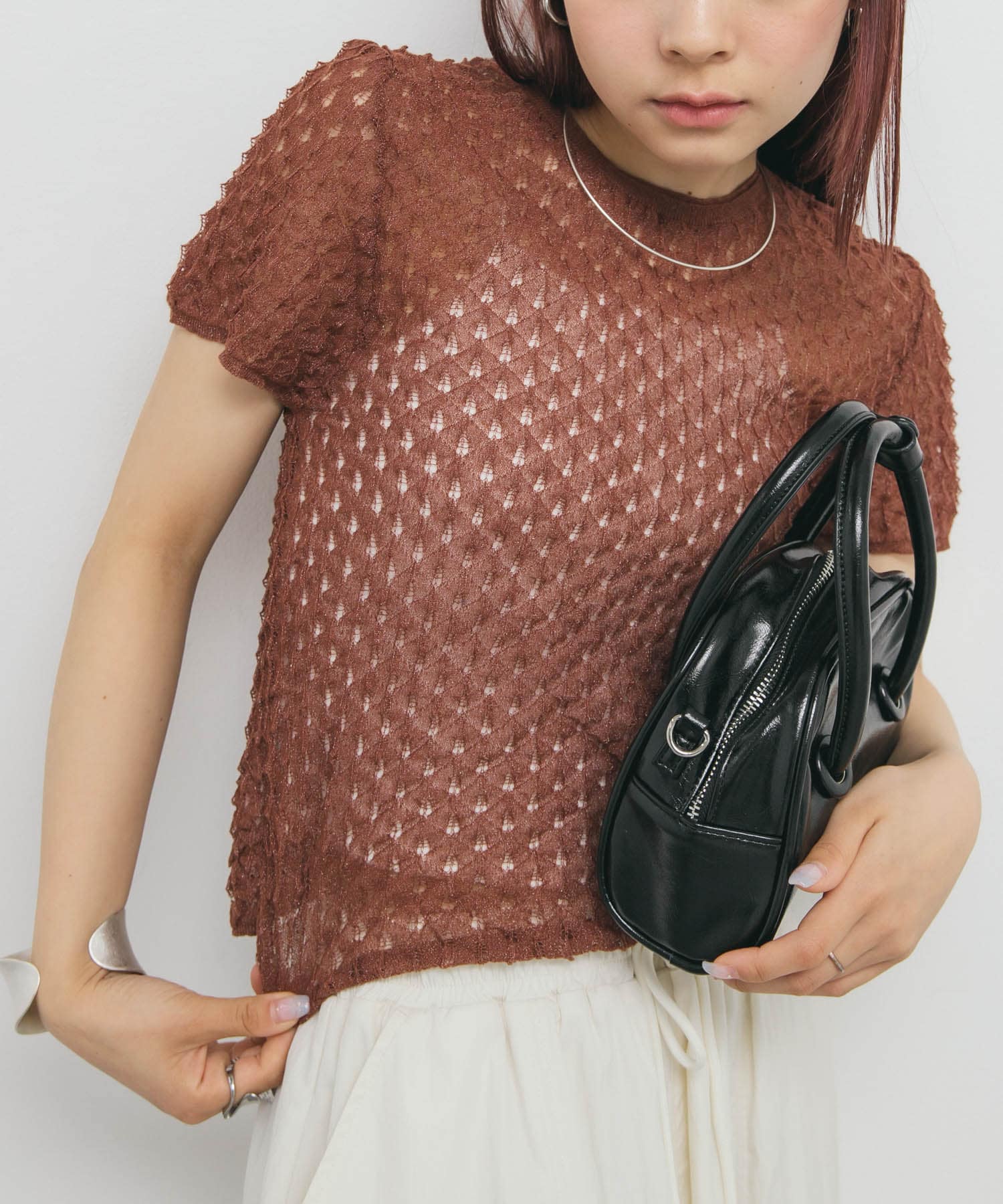 身長：153cm サイズ：one