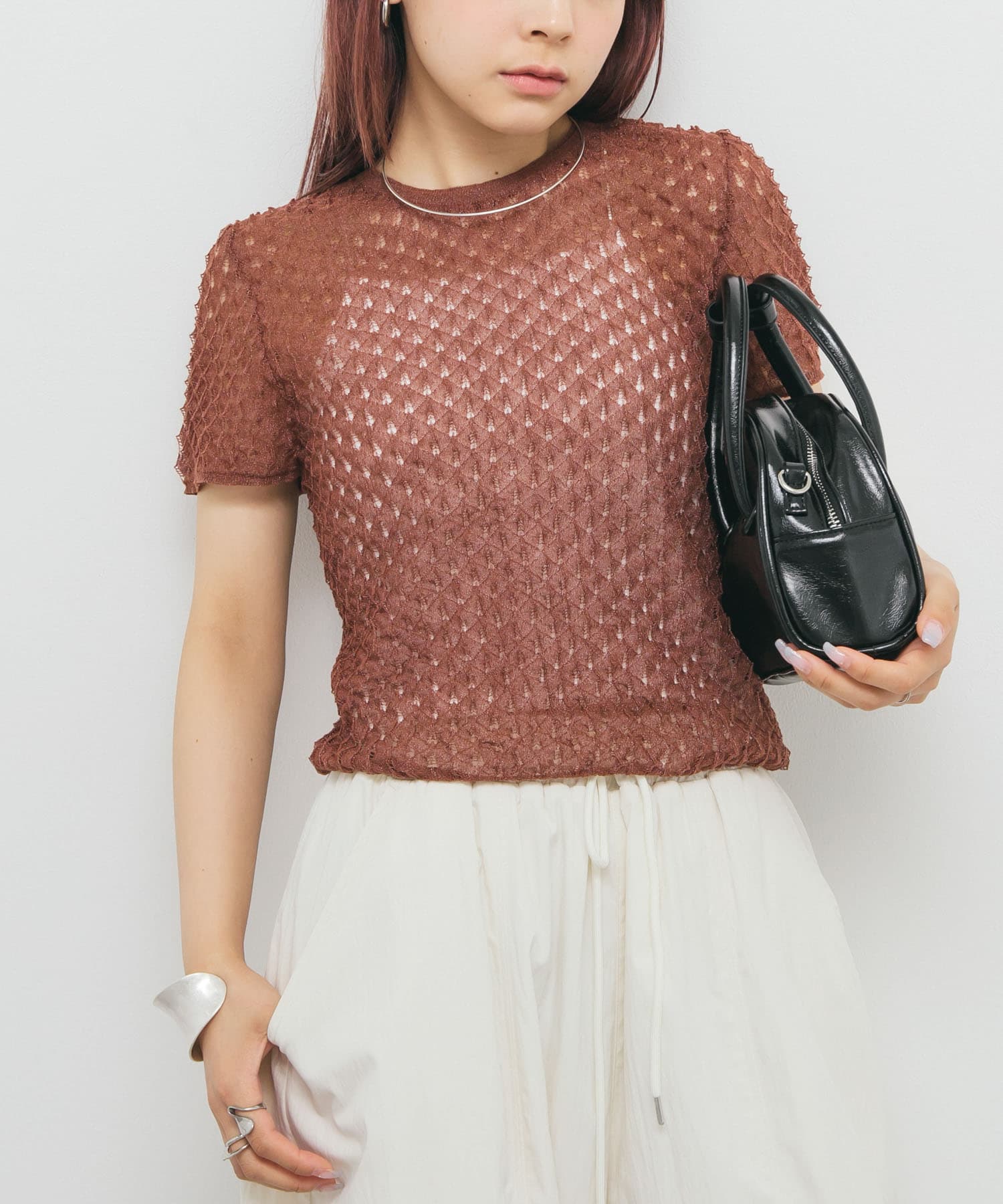 身長：153cm サイズ：one