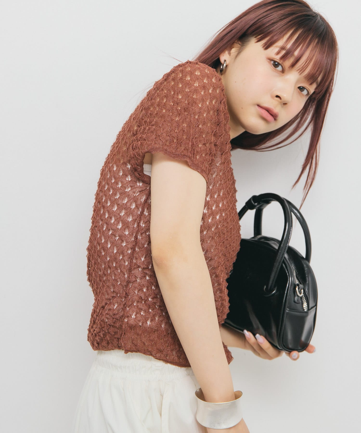 身長：153cm サイズ：one