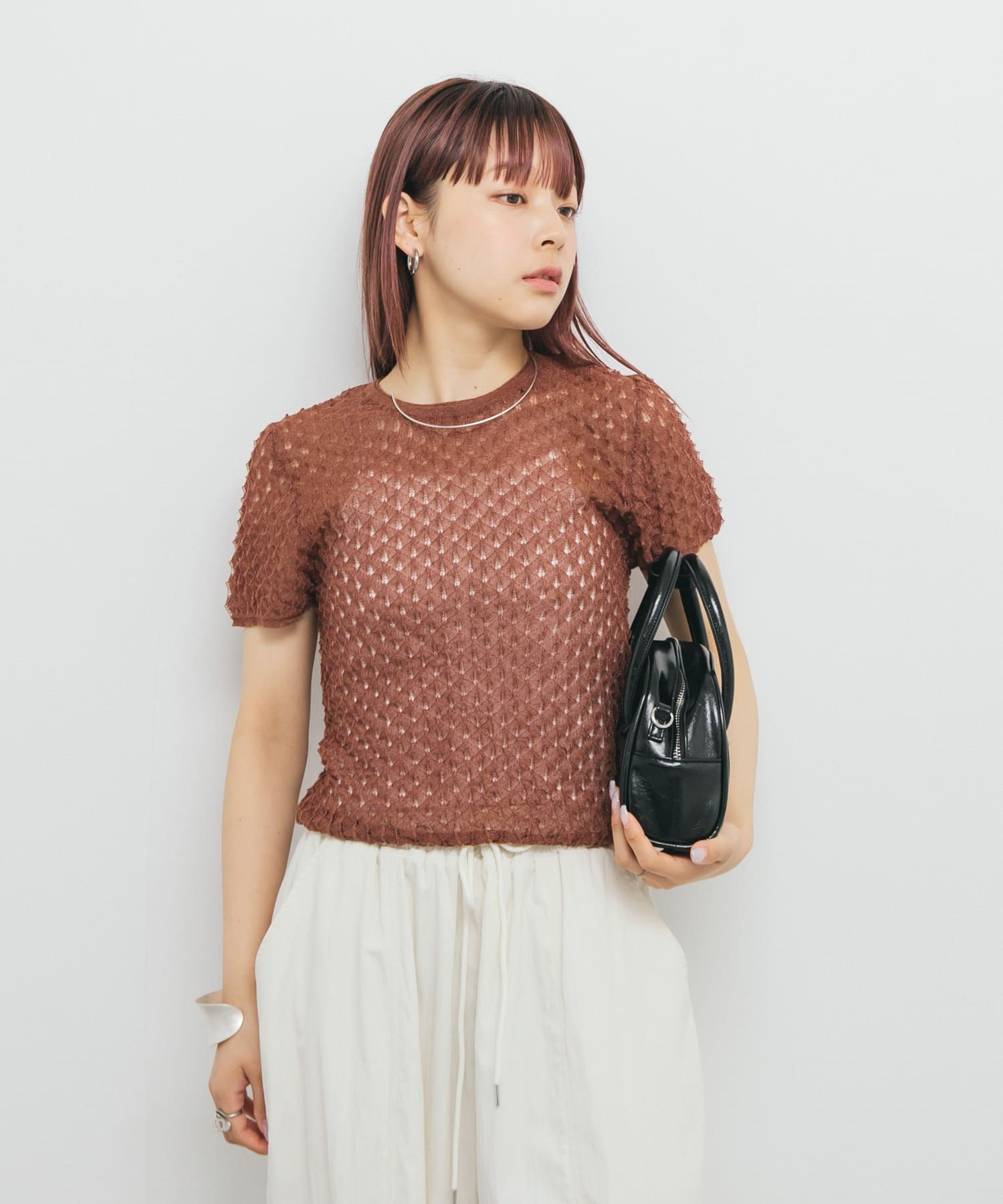 身長：153cm サイズ：one