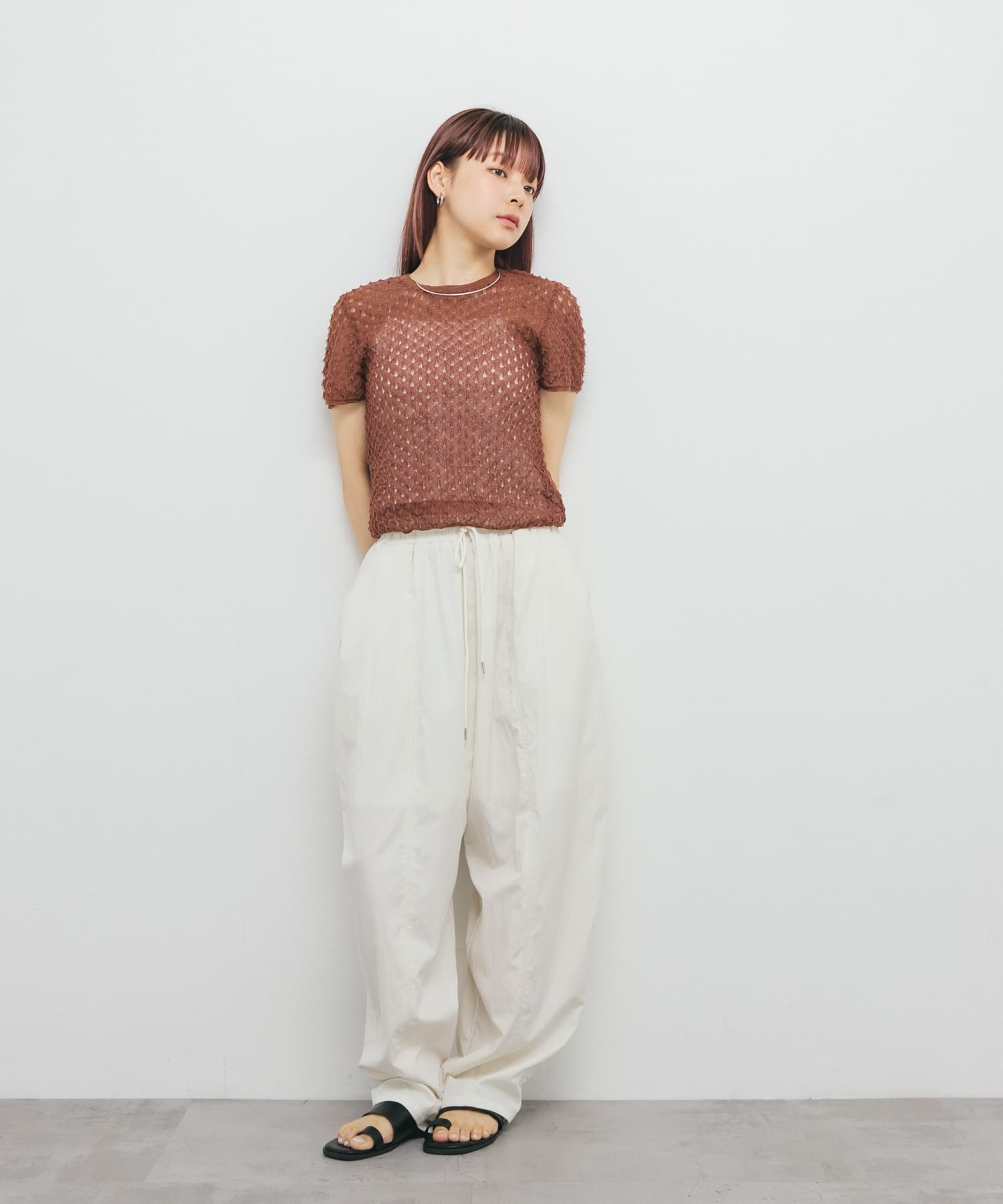 身長：153cm サイズ：one