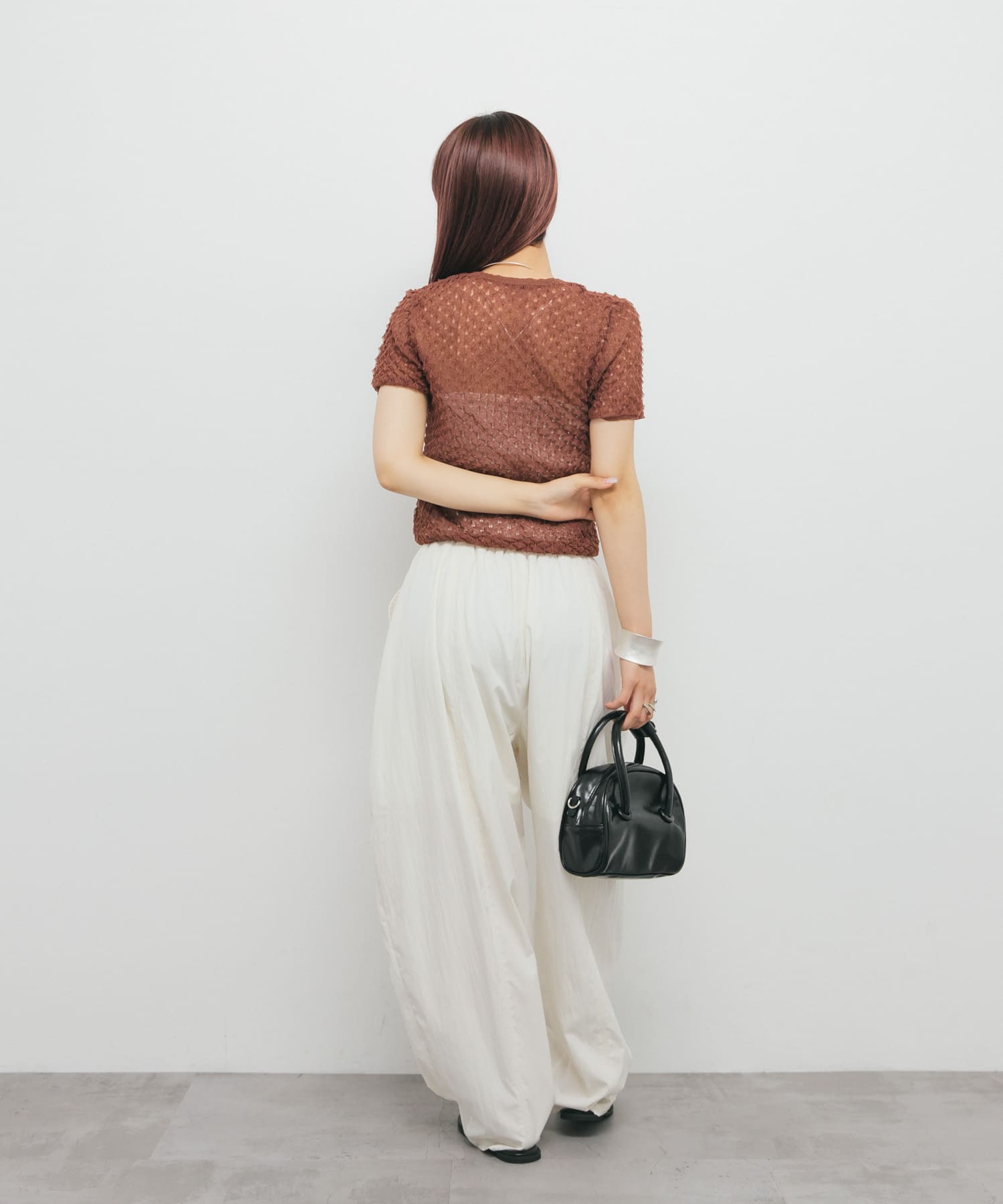 身長：153cm サイズ：one