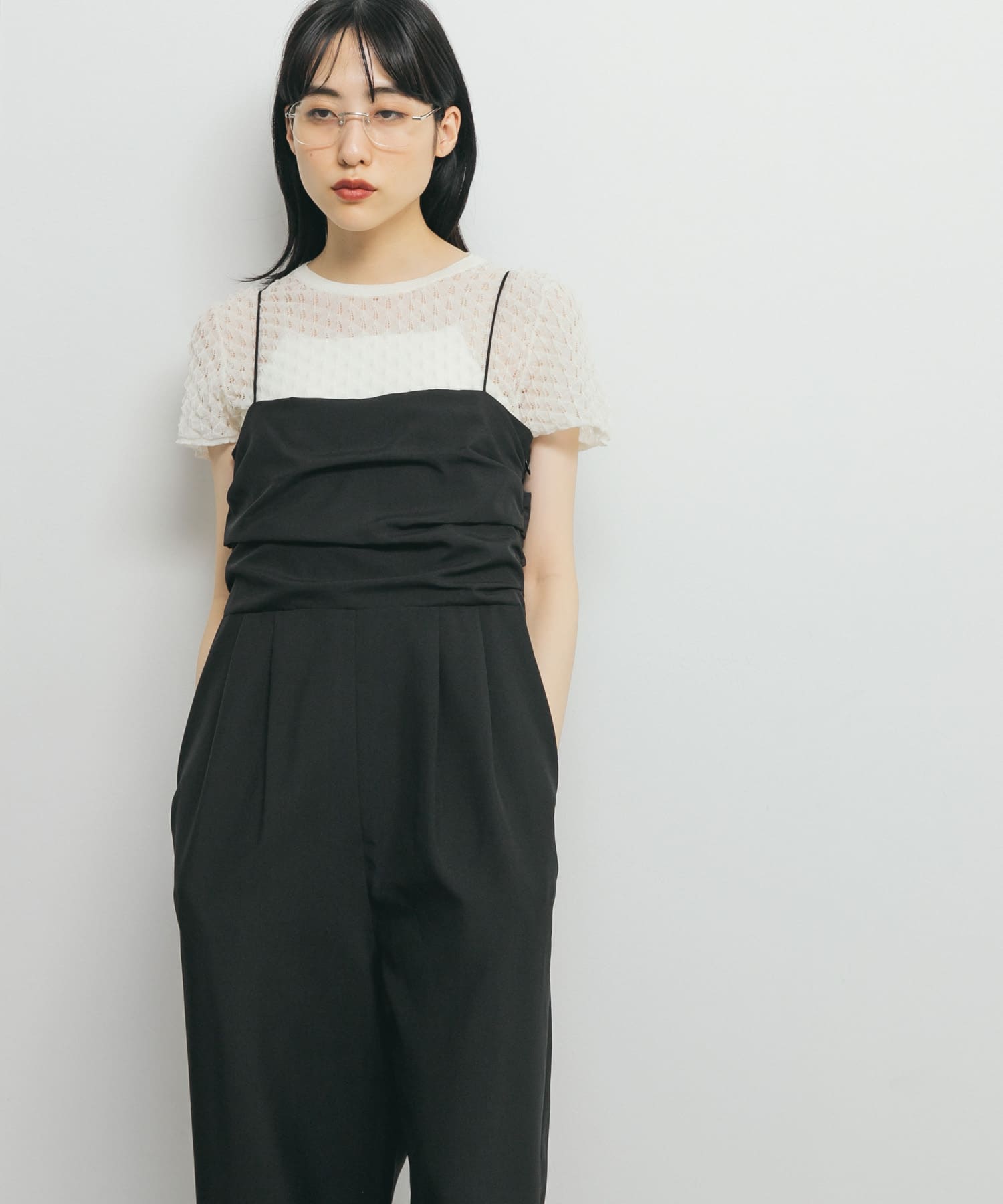 身長：160cm サイズ：one