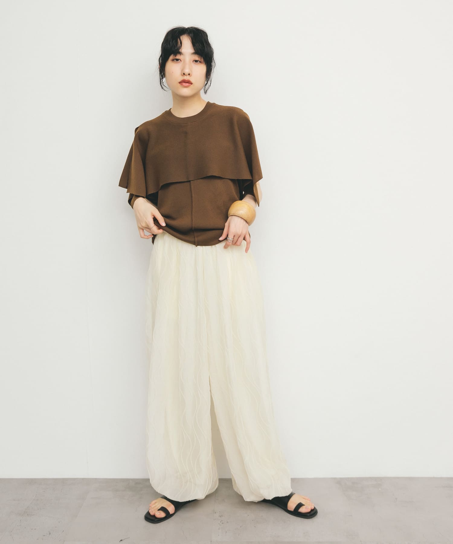 身長：160cm サイズ：one