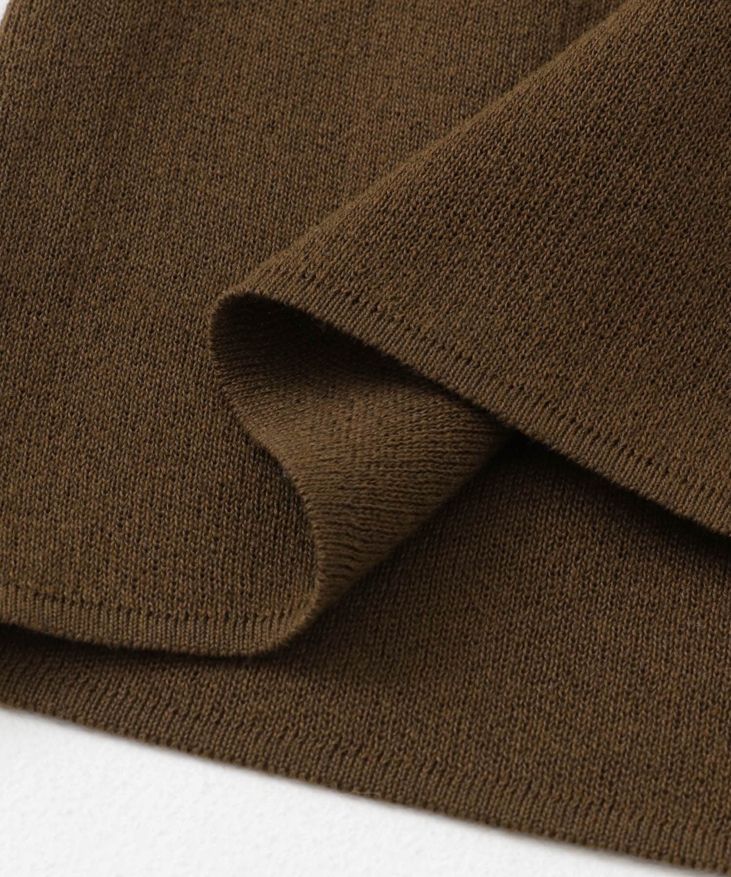スリットスリーブニット BROWN one