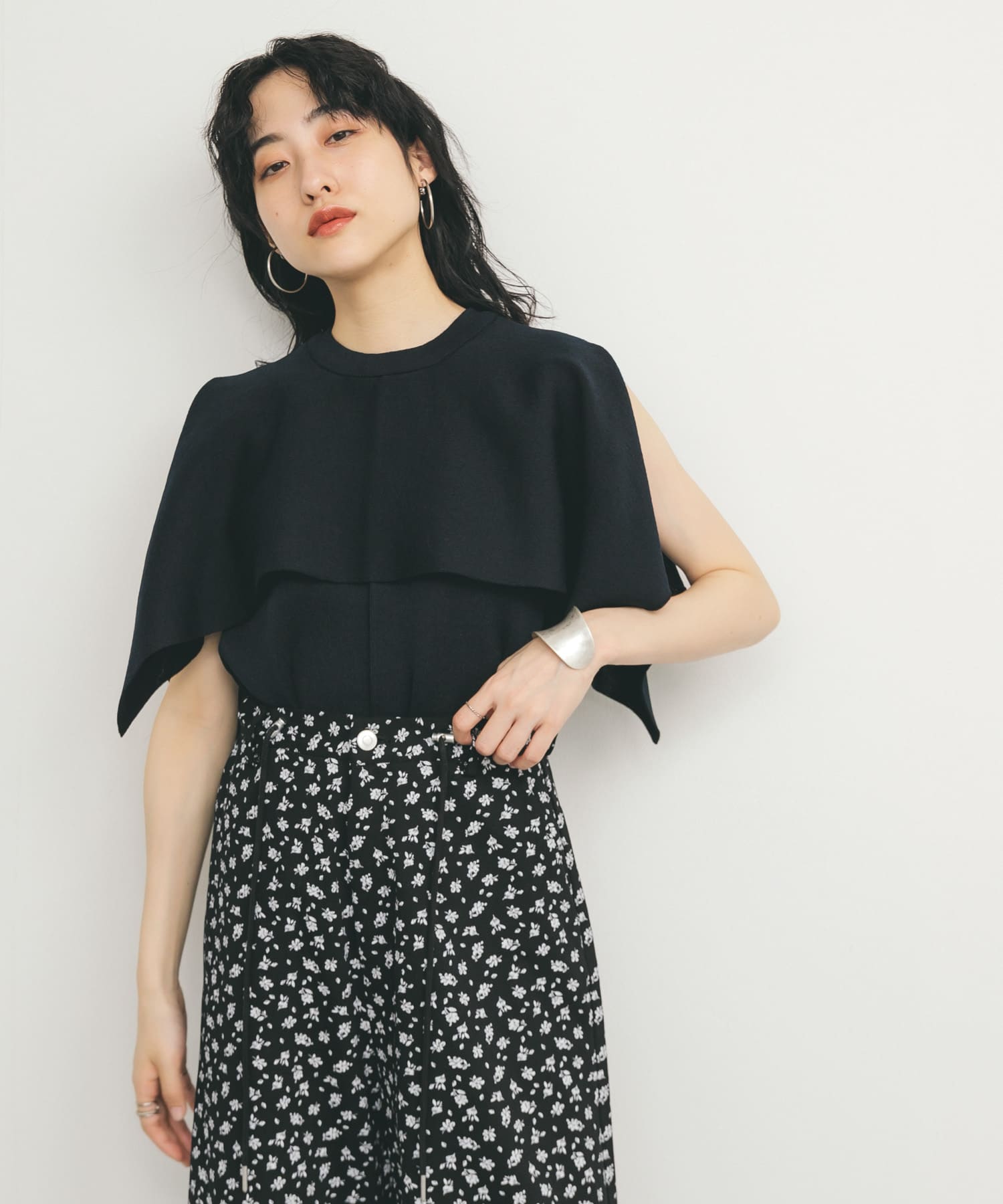 身長：160cm サイズ：one