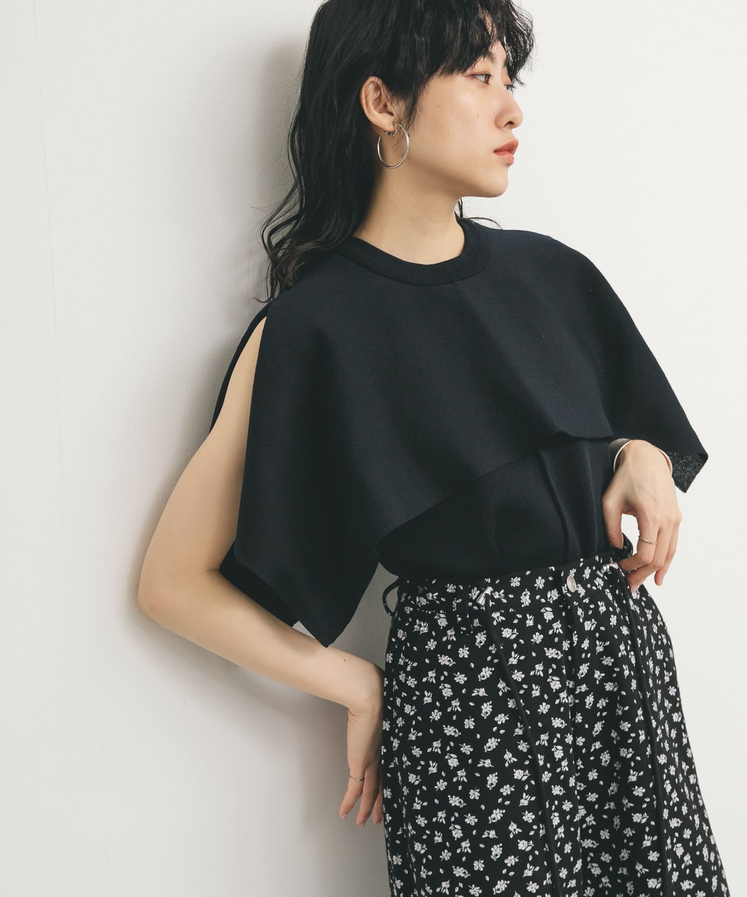 身長：160cm サイズ：one