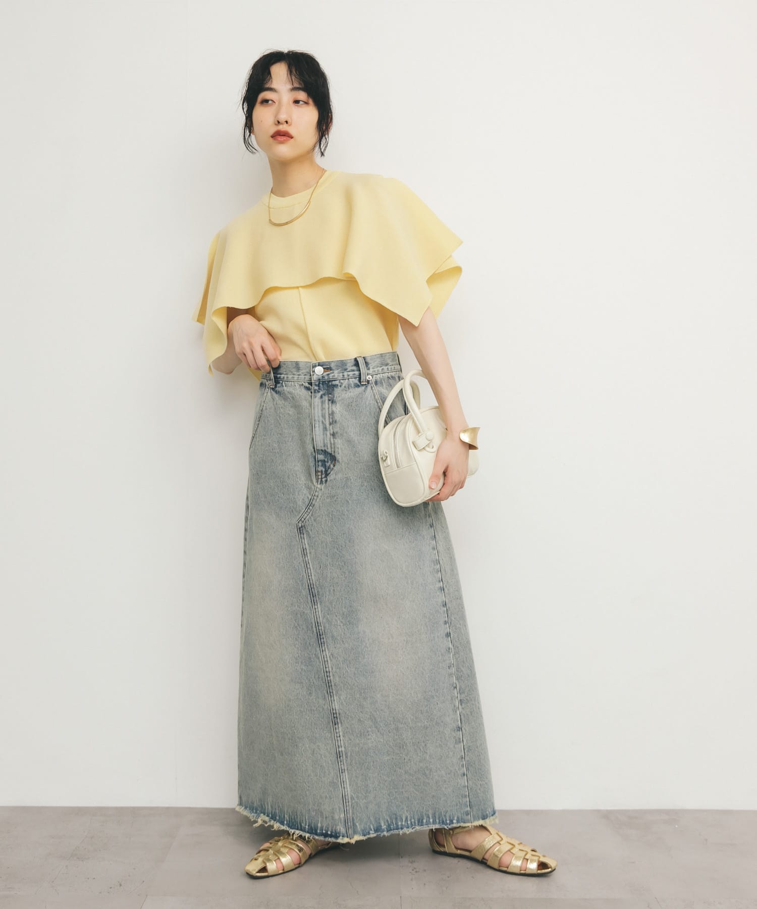 身長：160cm サイズ：one